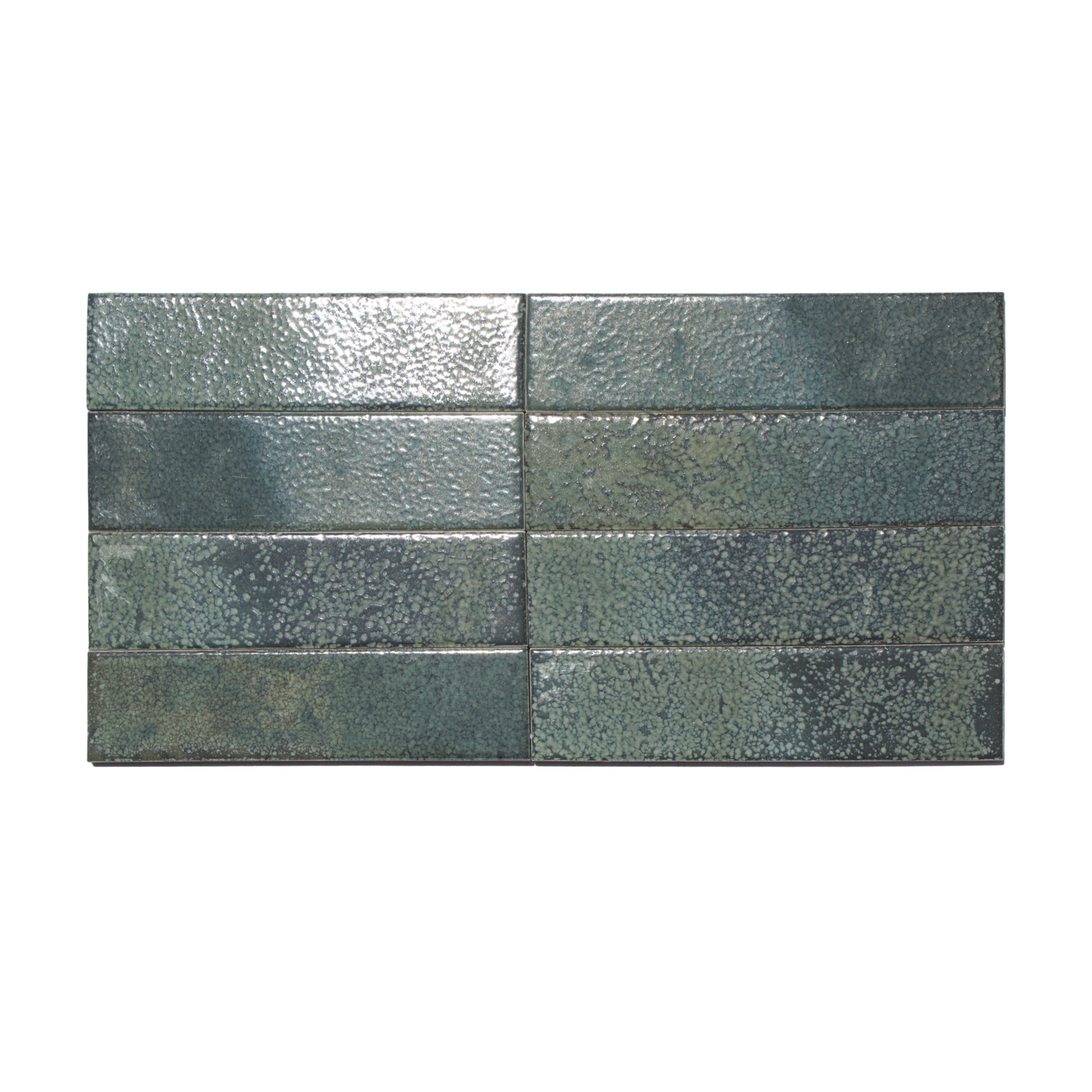 2x8 Dew Green Ceramic Tile