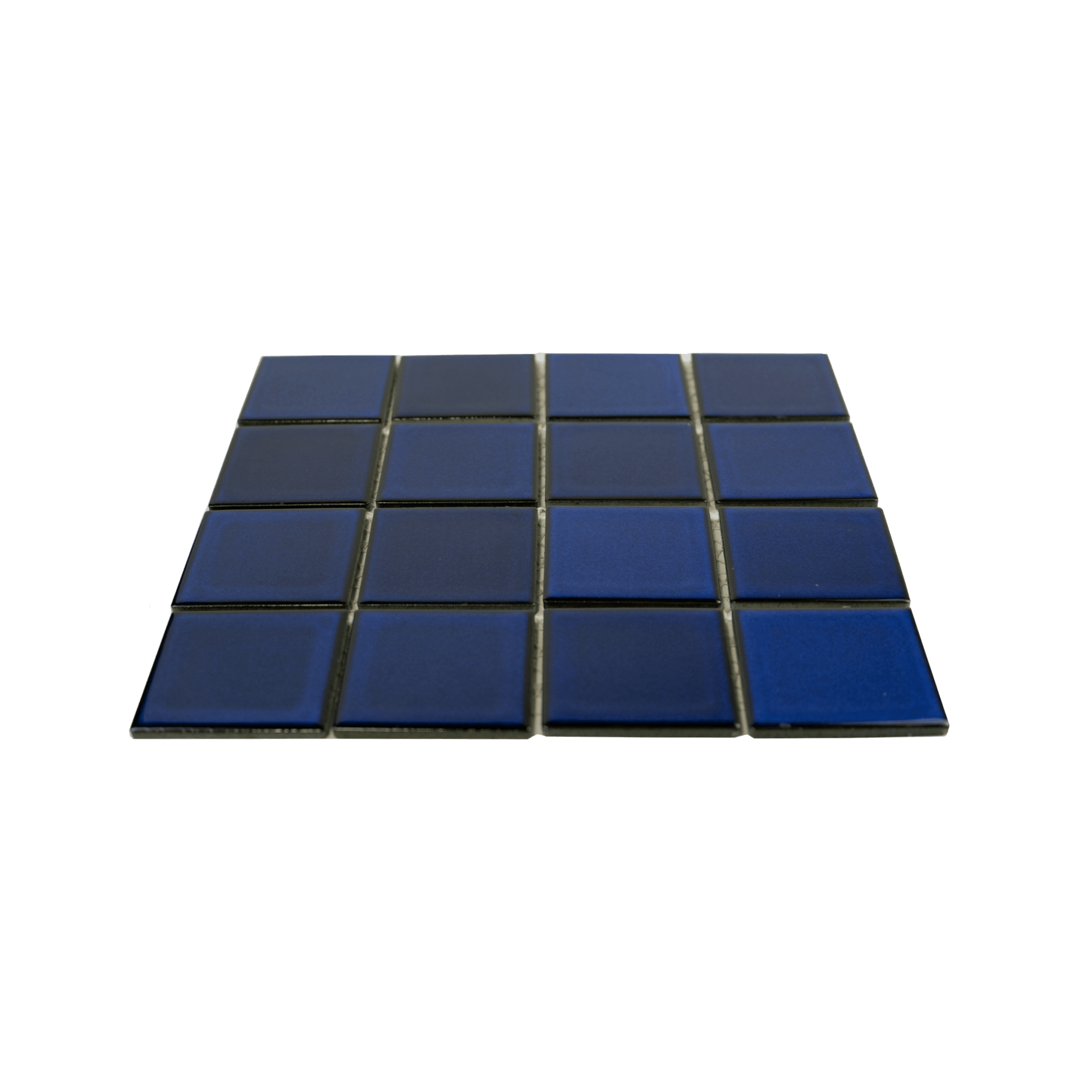 3x3 Cobalt Blue Pool Mosaic Tile - Cemento Collection
