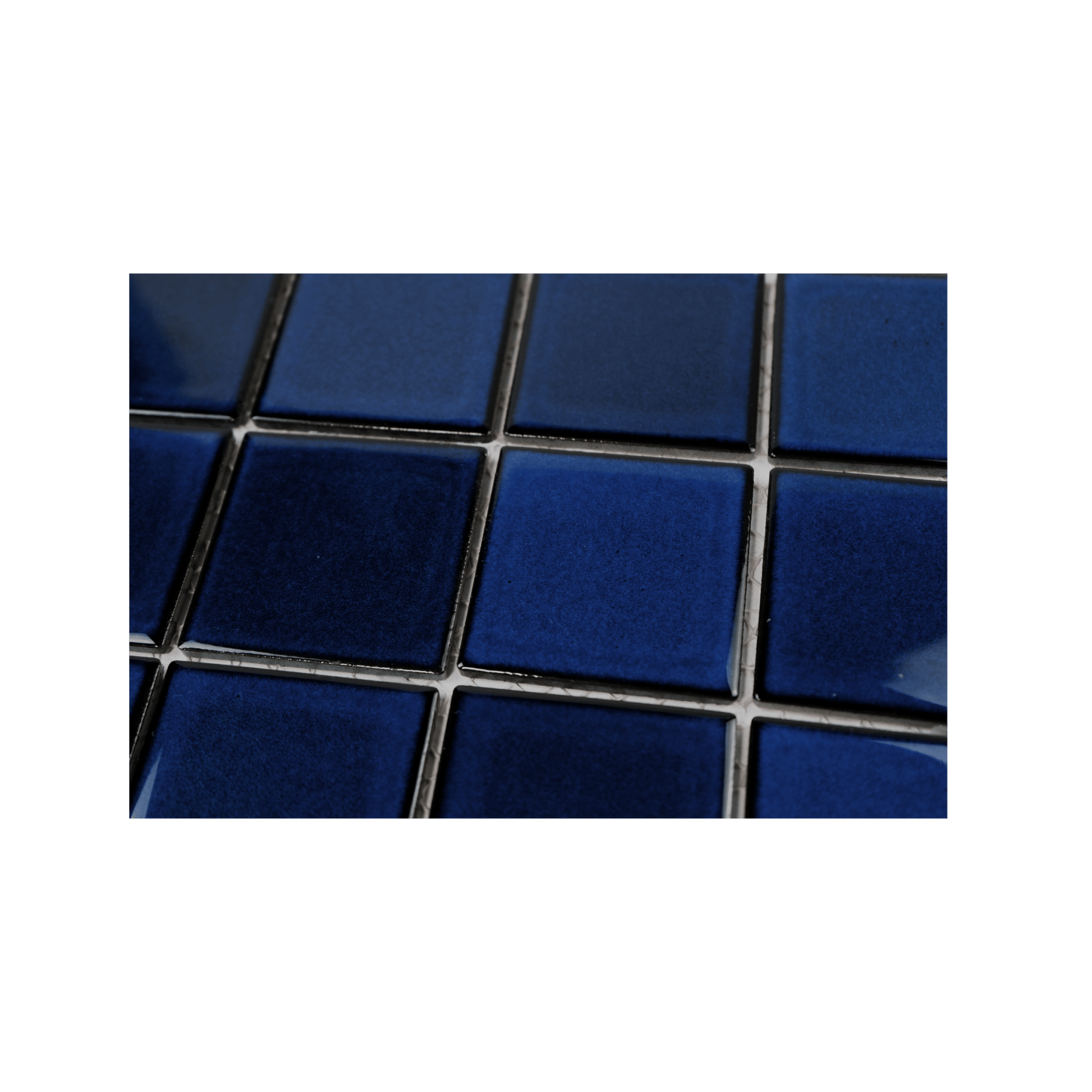 3x3 Cobalt Blue Pool Mosaic Tile - Cemento Collection