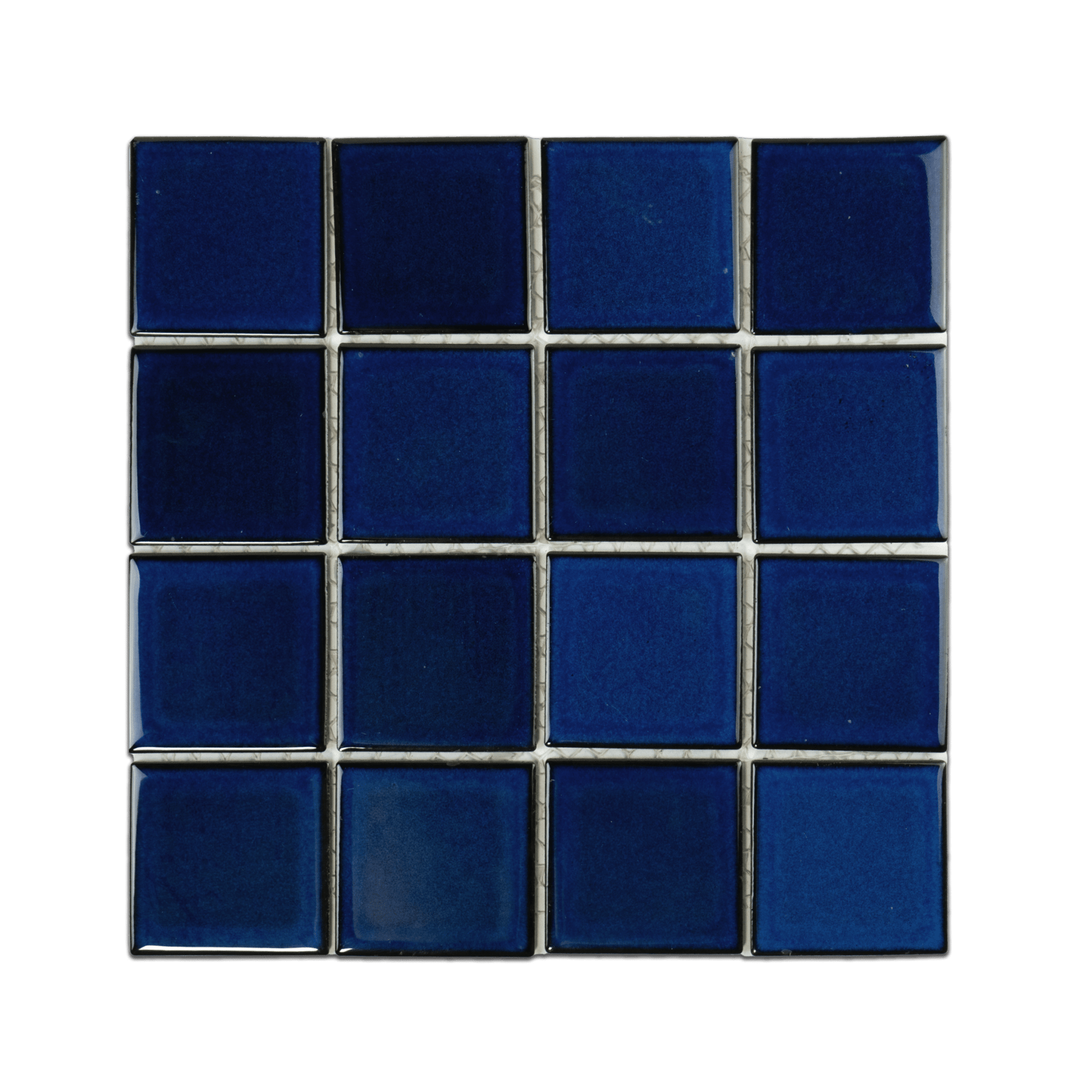 3x3 Cobalt Blue Pool Mosaic Tile - Cemento Collection
