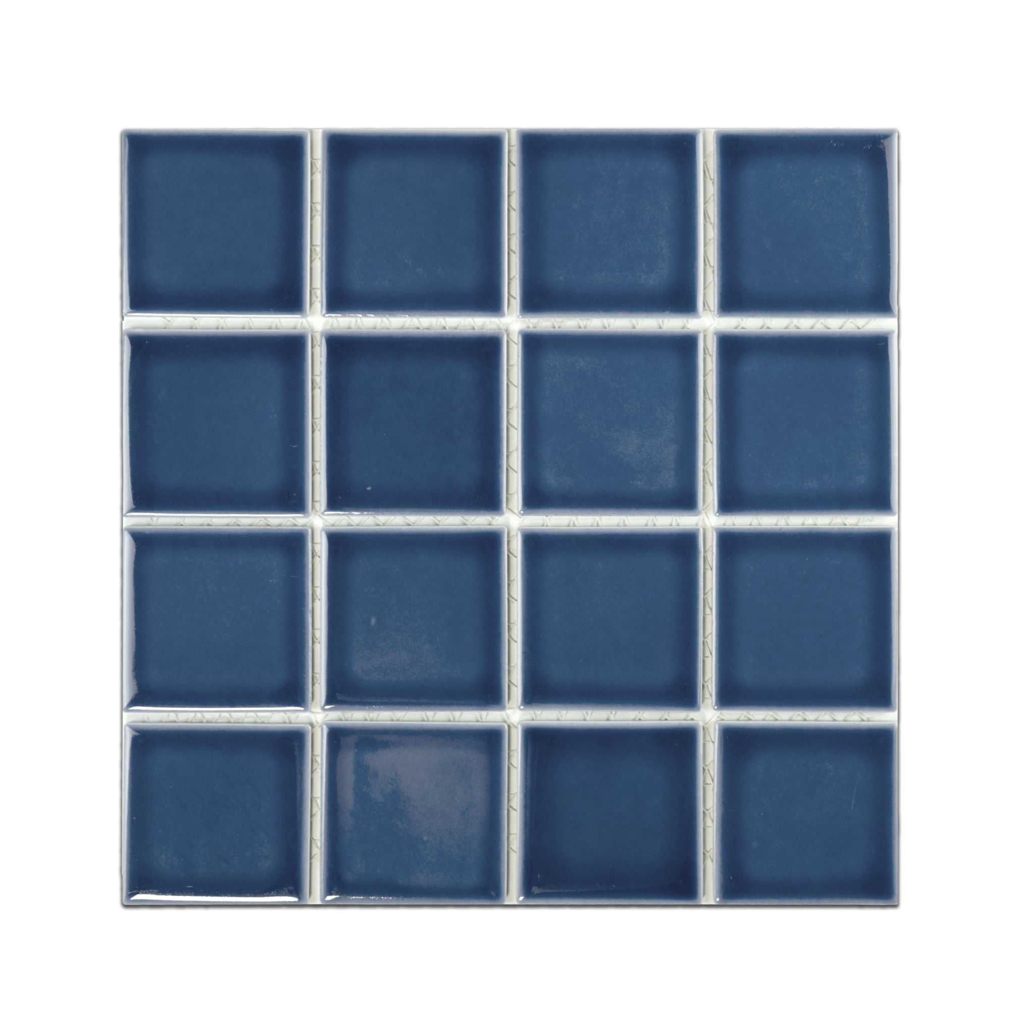 3x3 Navy Blue Pool Mosaic Tile - Cemento Collection