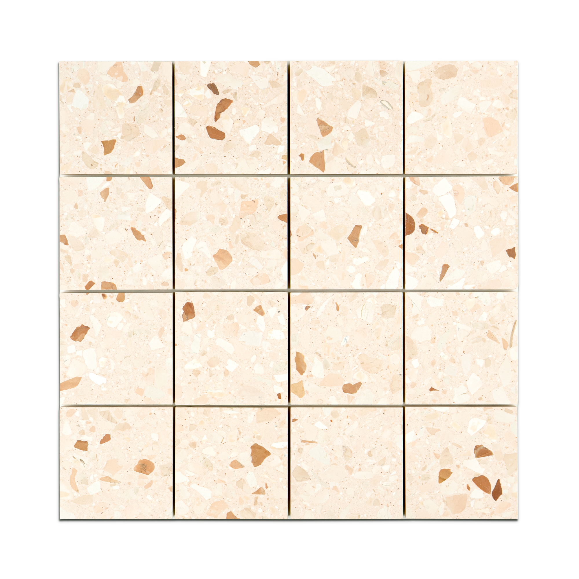 Capri Powder Pink 16x16 Terrazzo Tile