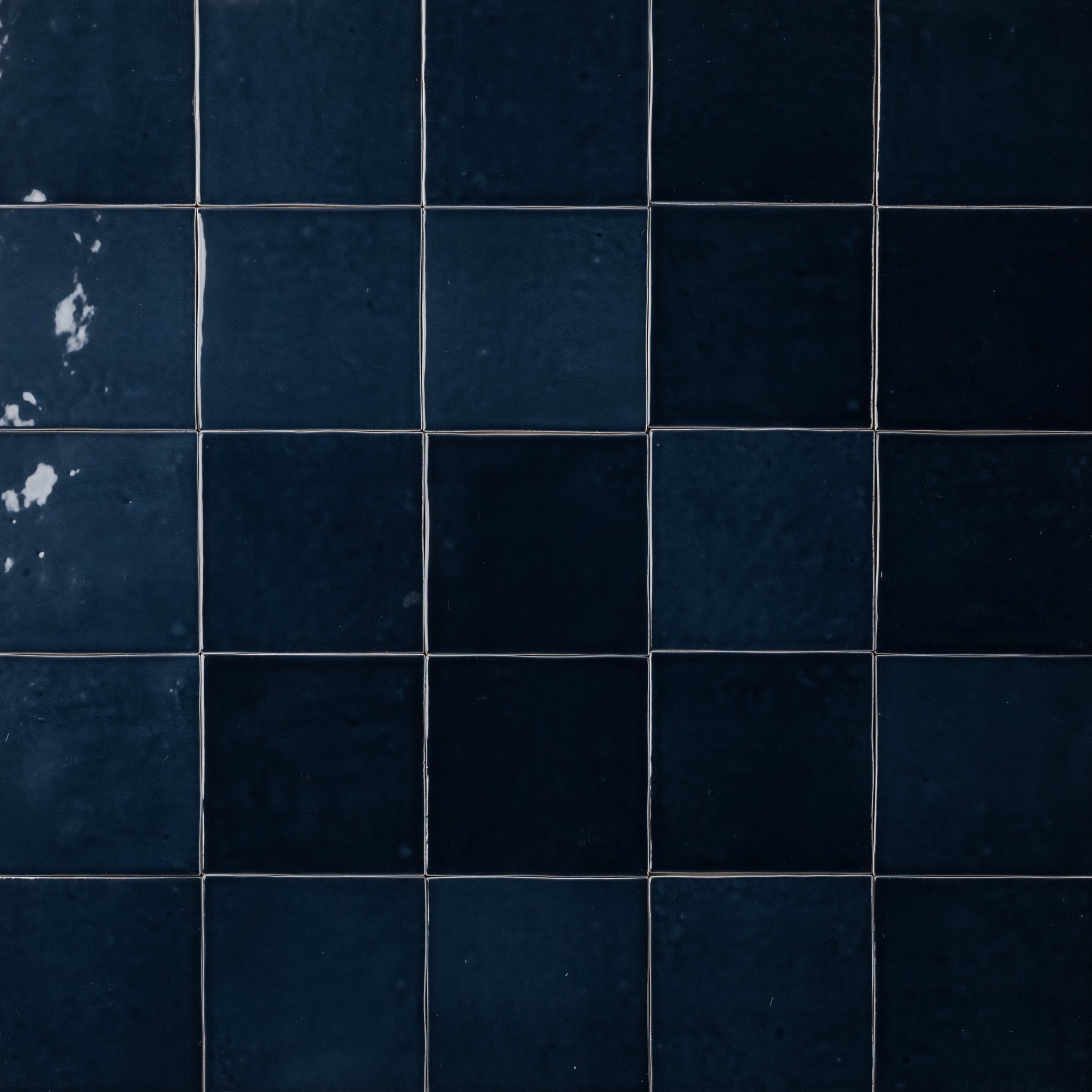 Blue Fes Ceramic Tile 4x4 - Cemento Collection