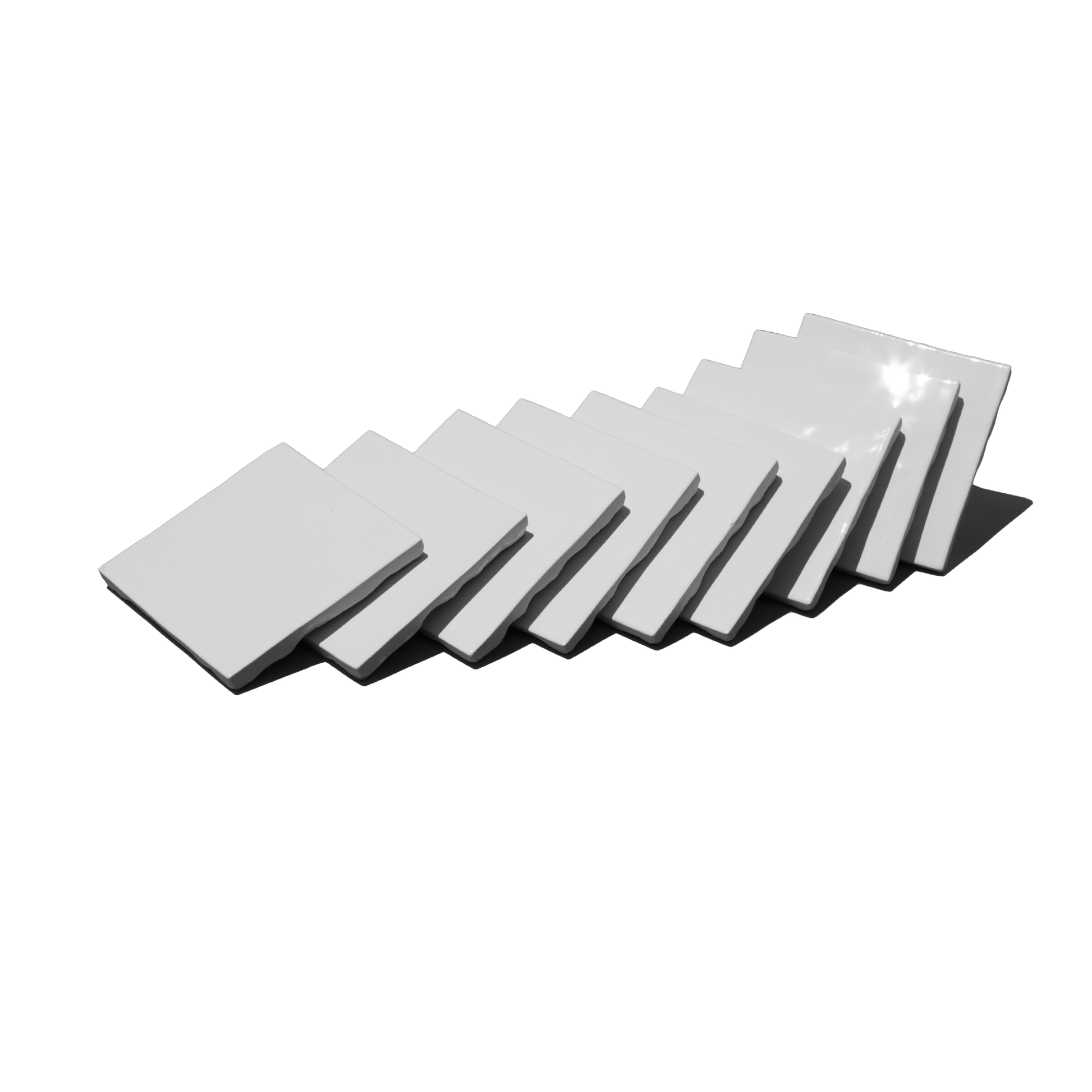 4x4 Fes Bright White Glossy - Cemento Collection