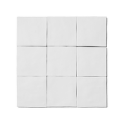 4x4 Fes Bright White Matte - Cemento Collection