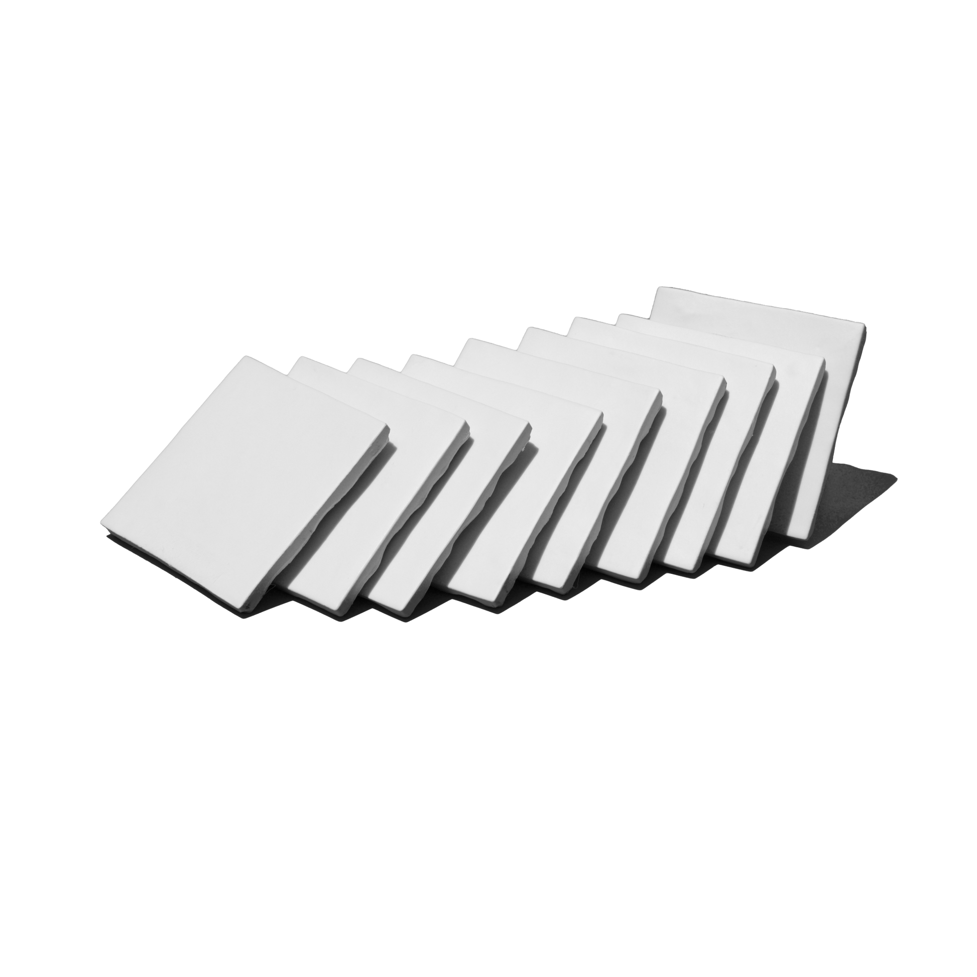 4x4 Fes Bright White Matte - Cemento Collection