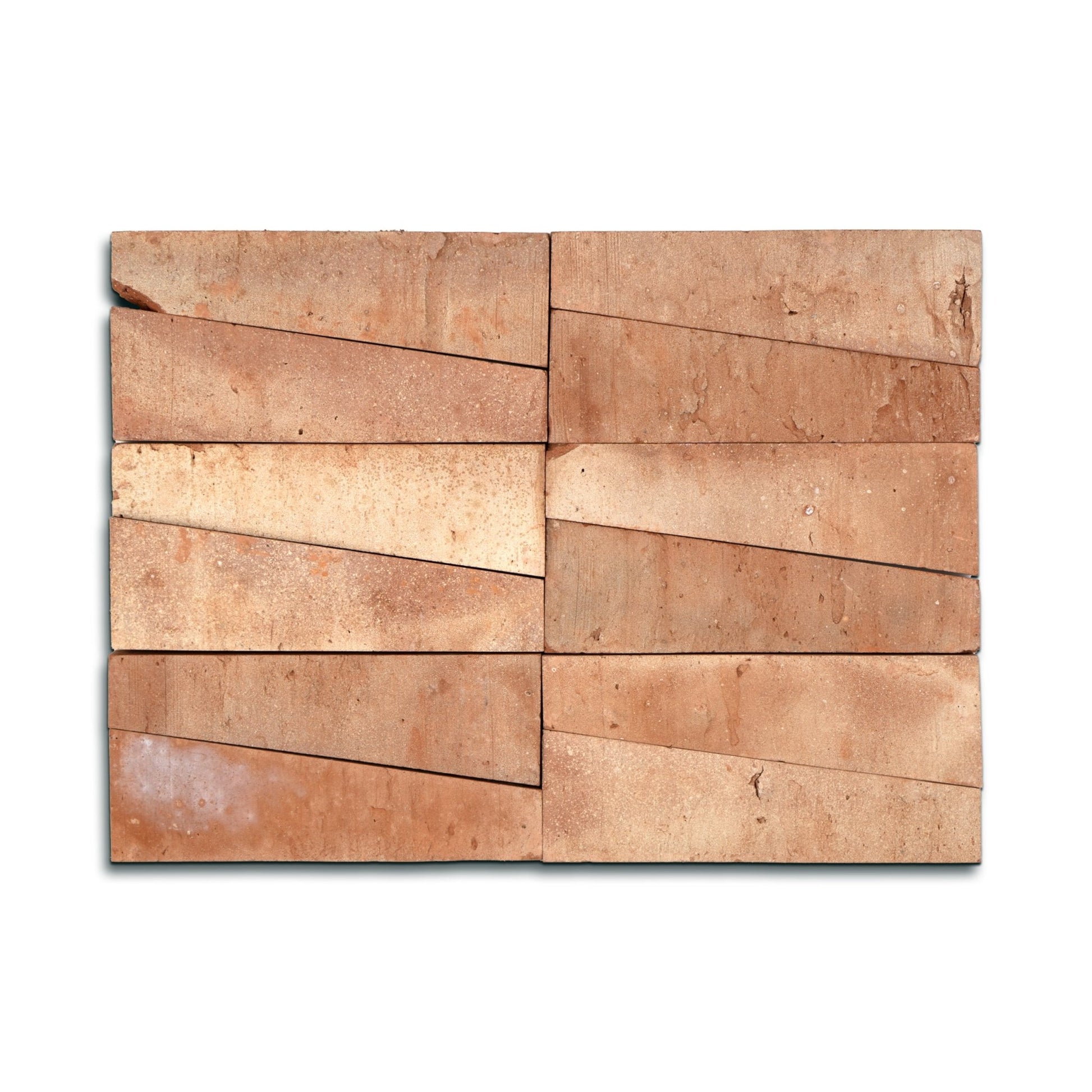 4x8 Trapezoids Red Terracotta Tile - Cemento Collection