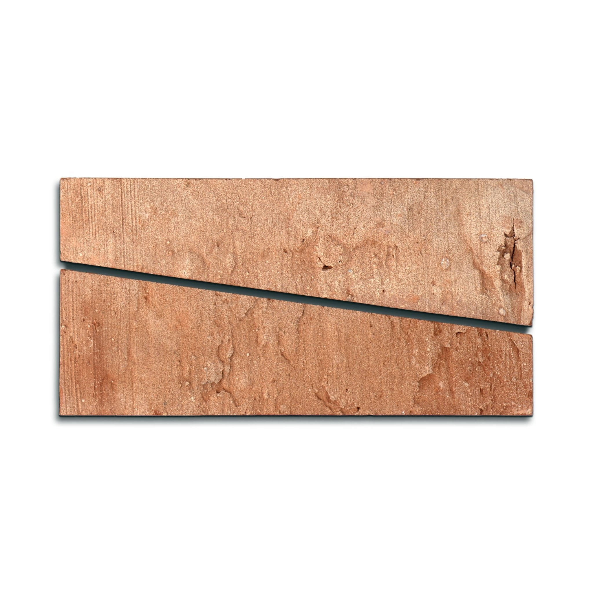 4x8 Trapezoids Red Terracotta Tile - Cemento Collection