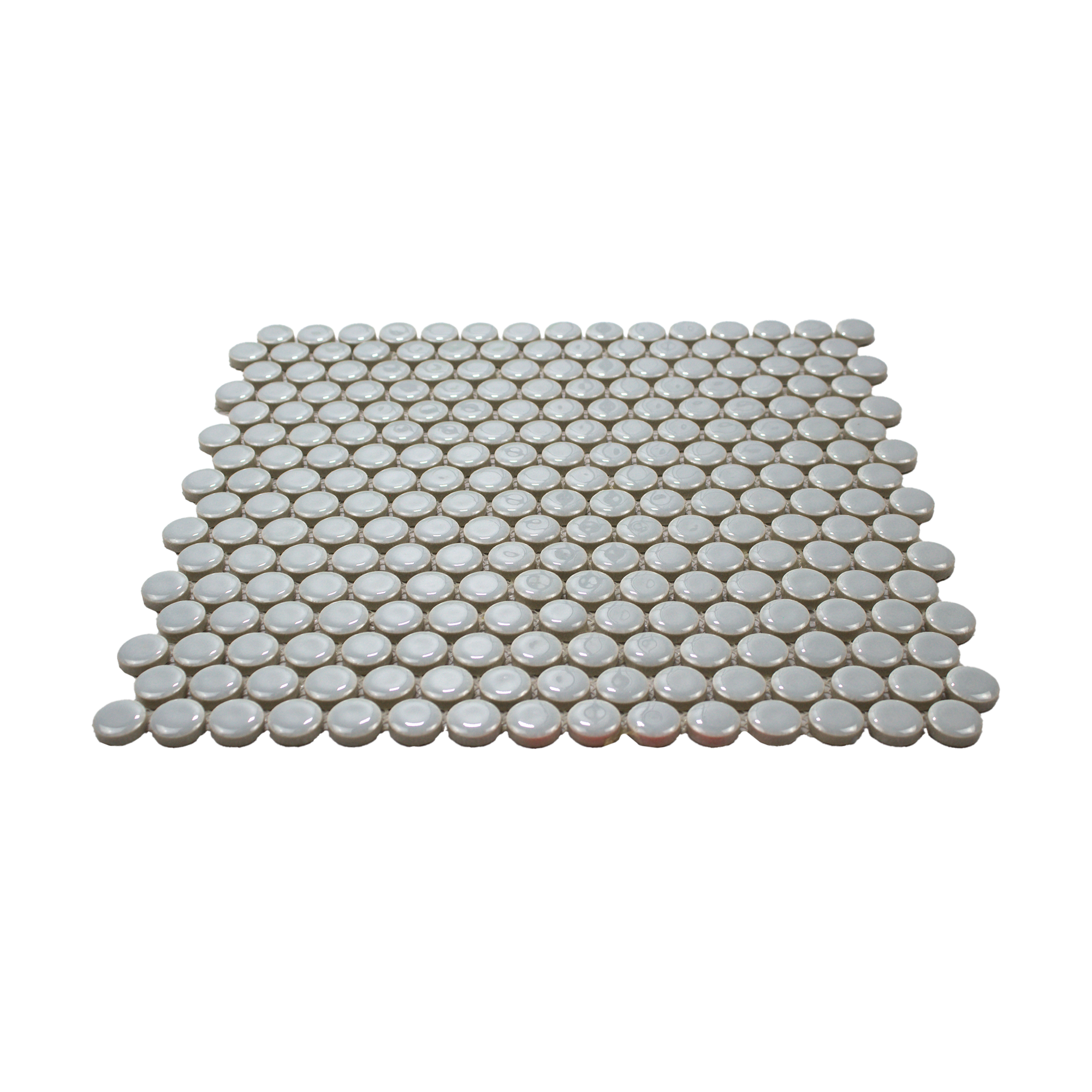 Cloudy Glossy Penny Round Mosaic Tile - Lot of 79.2 Sq ft