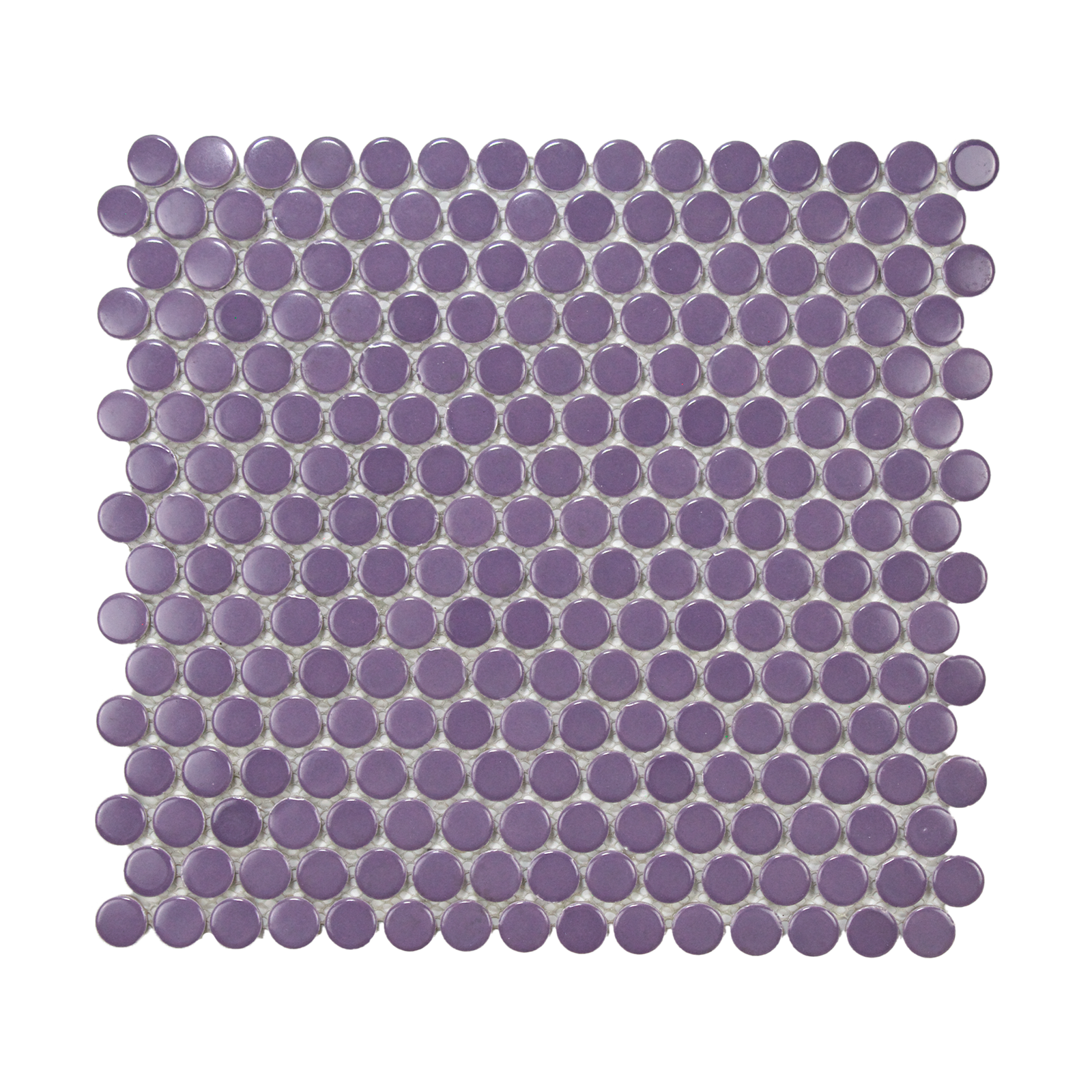 Light Purple Matte Penny Round Mosaic Tile - Lot of 79.2 Sq ft