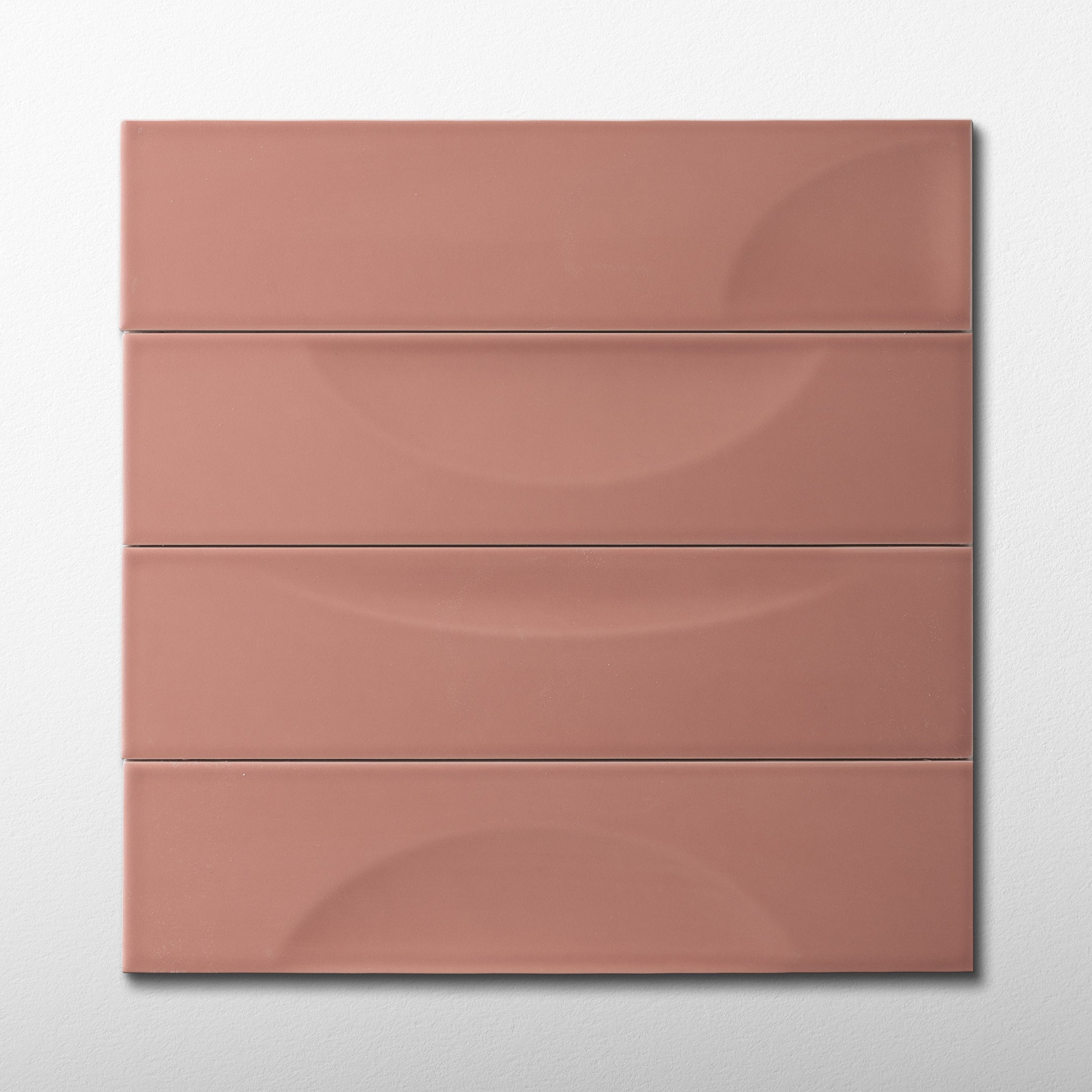 Hoop Wave 2.5x10 Clay Ceramic Tile