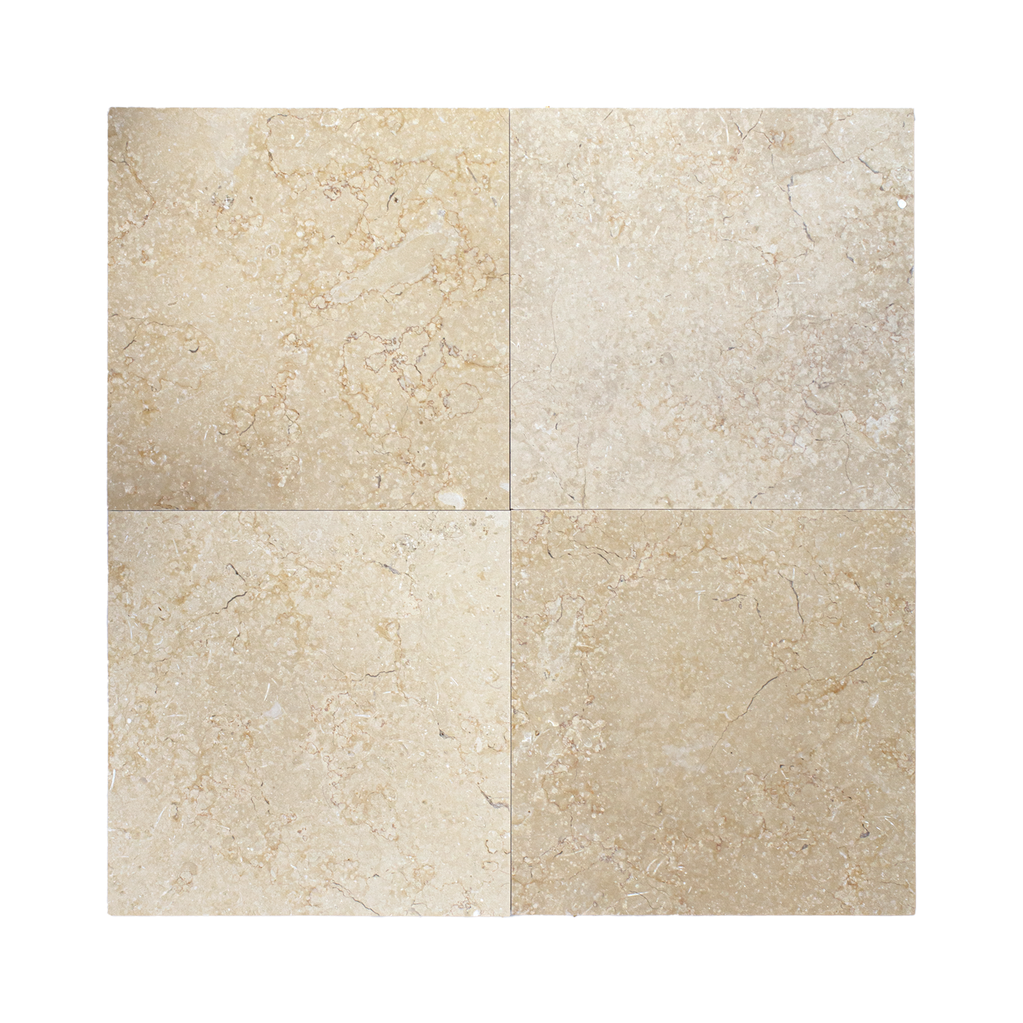 Limestone 12x12 Cream Honed Tile