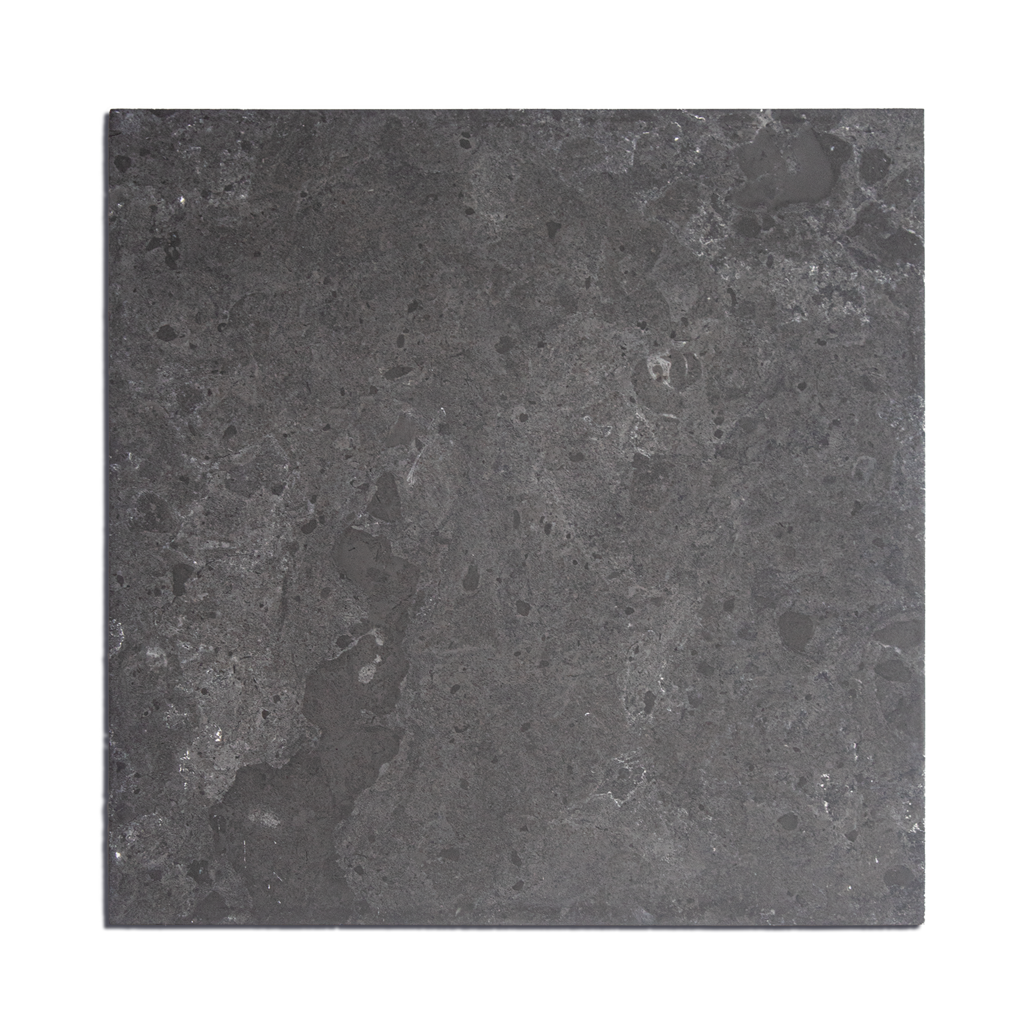 Limestone 12x12 Black Pearl Brushed and Honed Tile