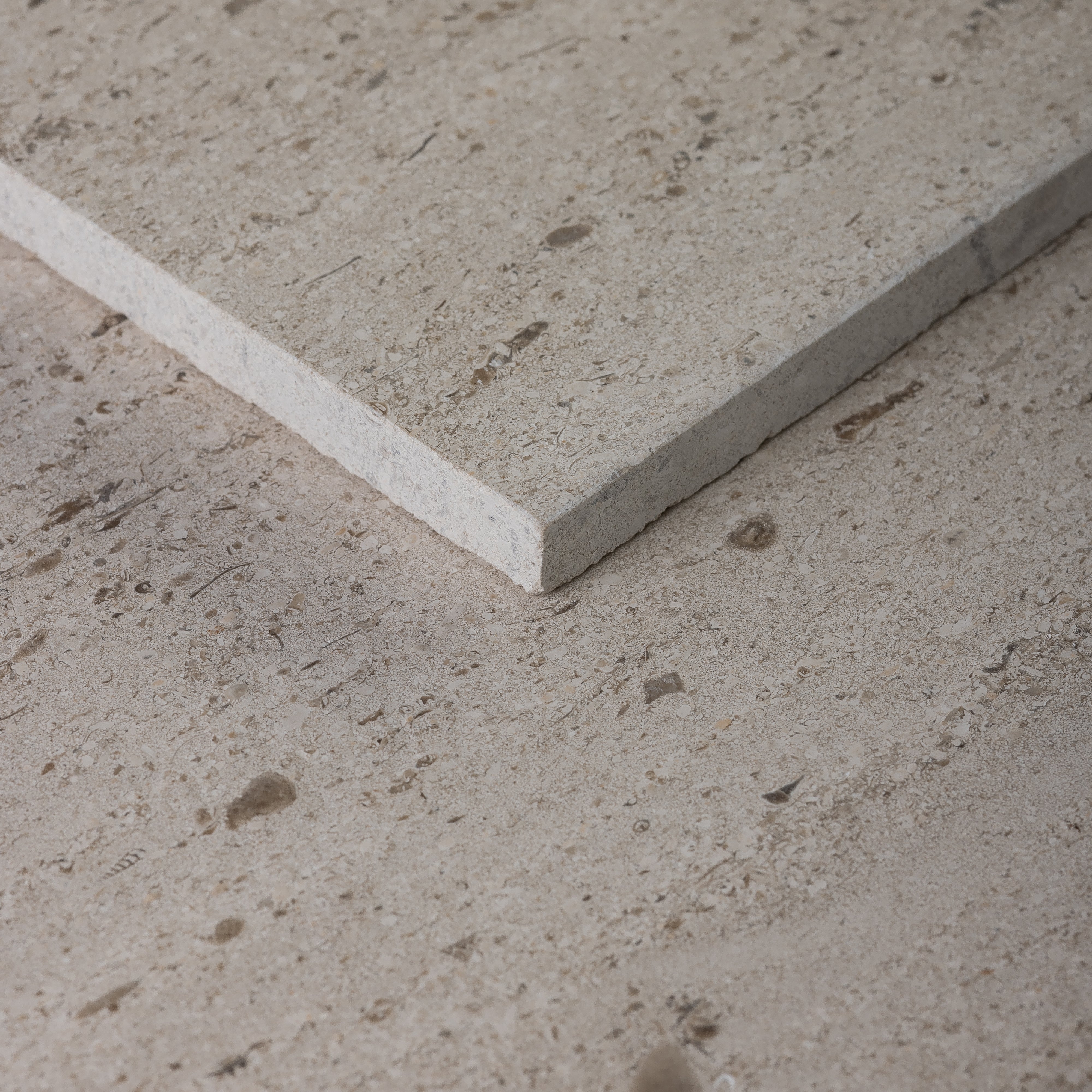 Salema Creme Limestone 16x16 Brushed Tile