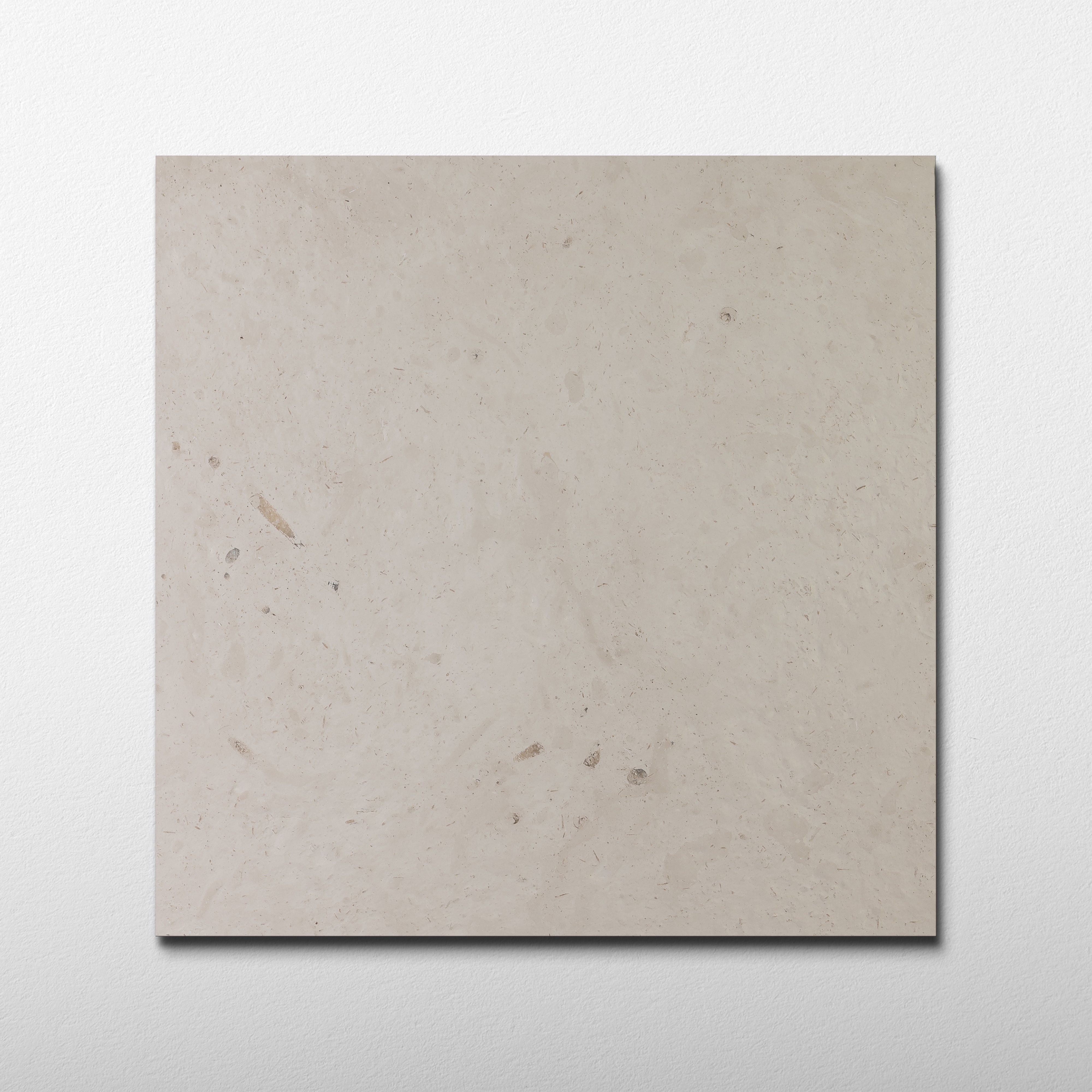 Amadora Beige Limestone 16x16 Sandblasted & Leathered Tile