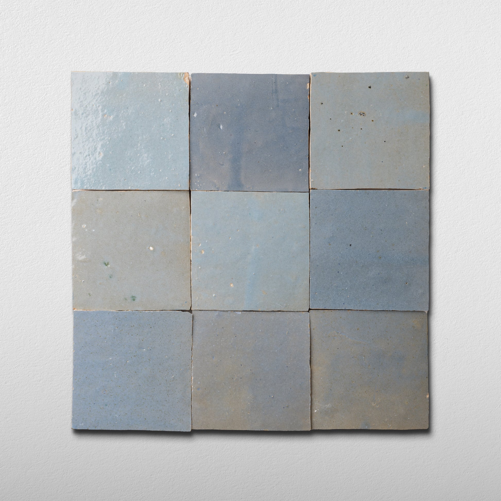 Handmade Moroccan Zellige 4x4 Pewter Grey Terracotta Tile