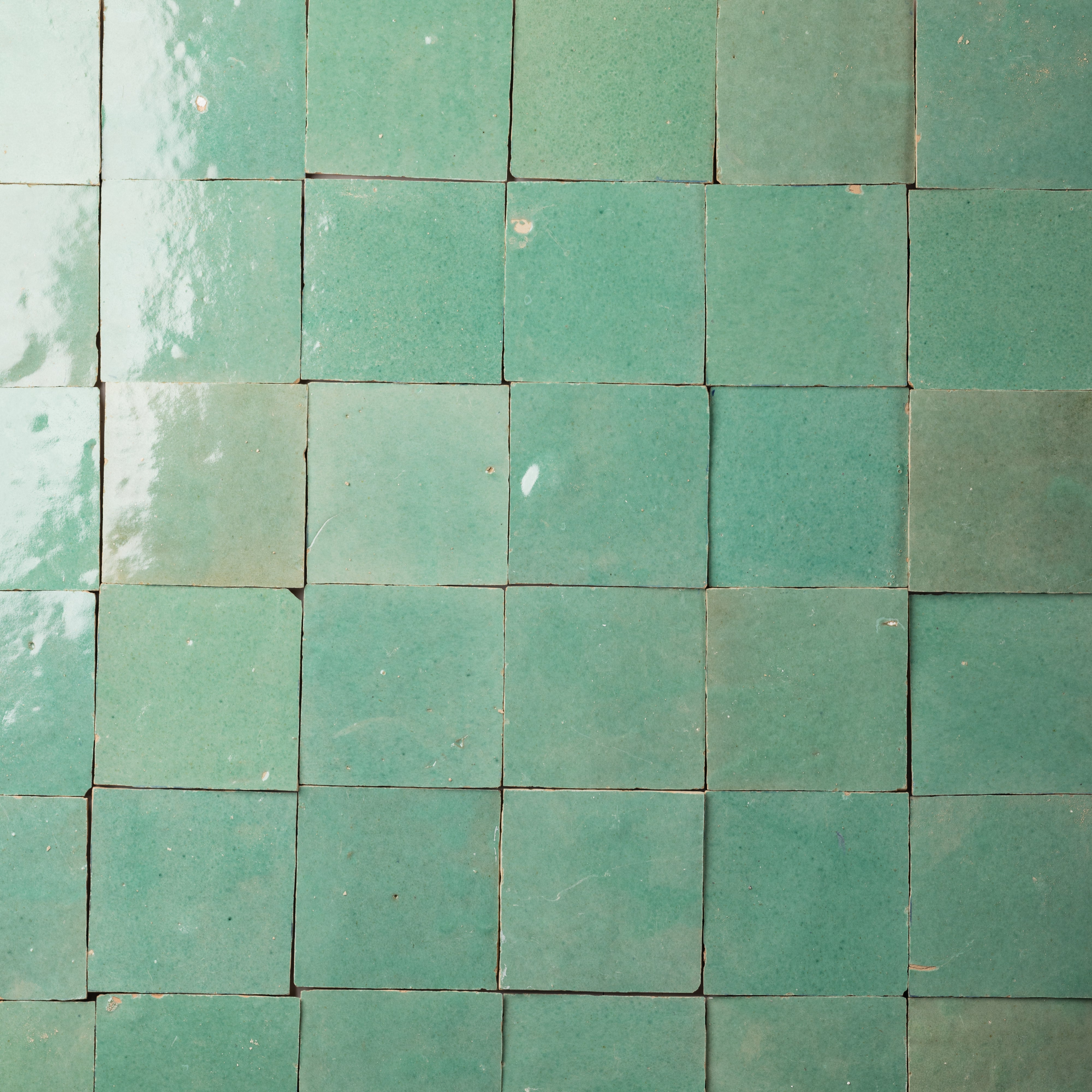 Handmade Moroccan Zellige Terracotta Tile