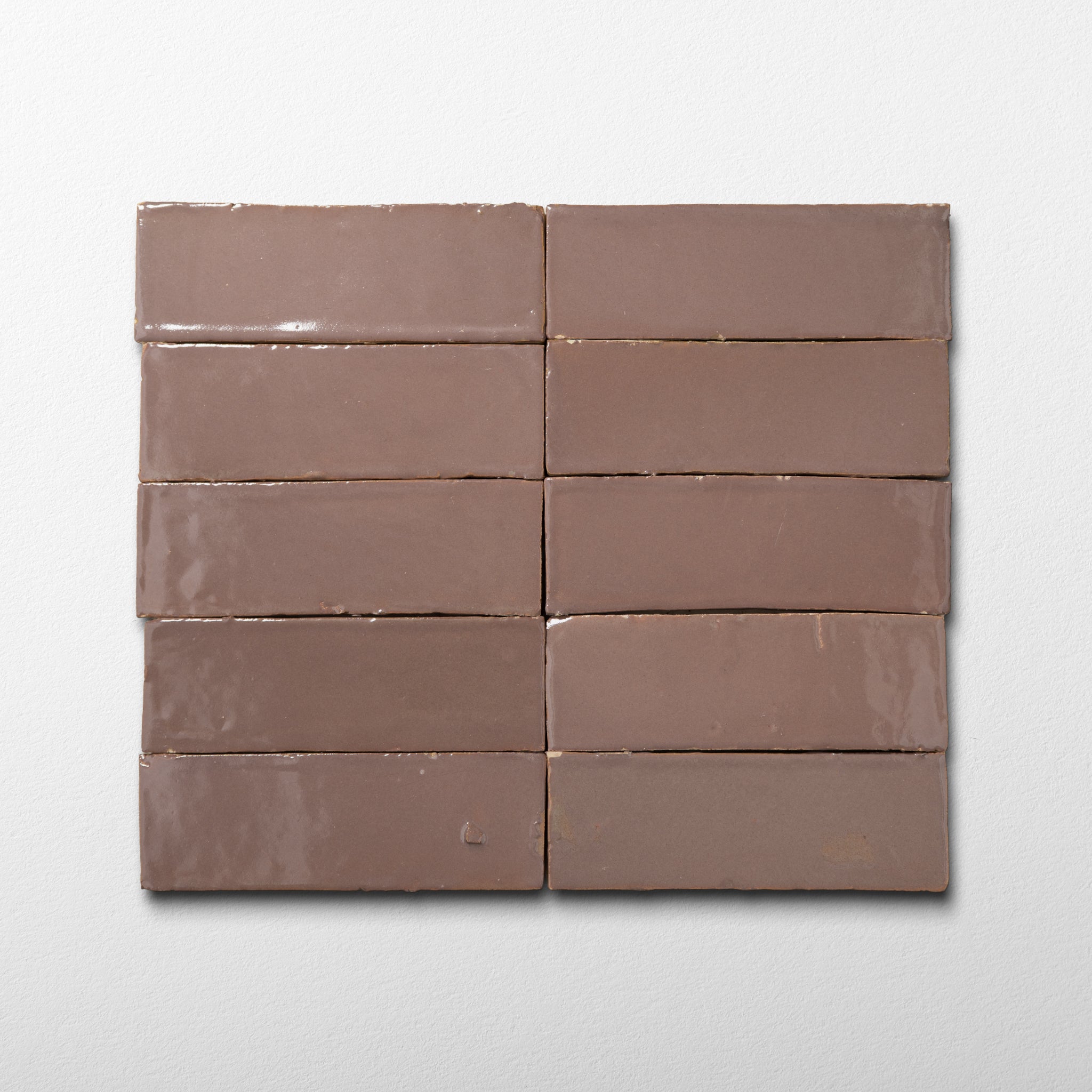 Handmade Moroccan Zellige 2x6 Latte Terracotta Tile | Cemento