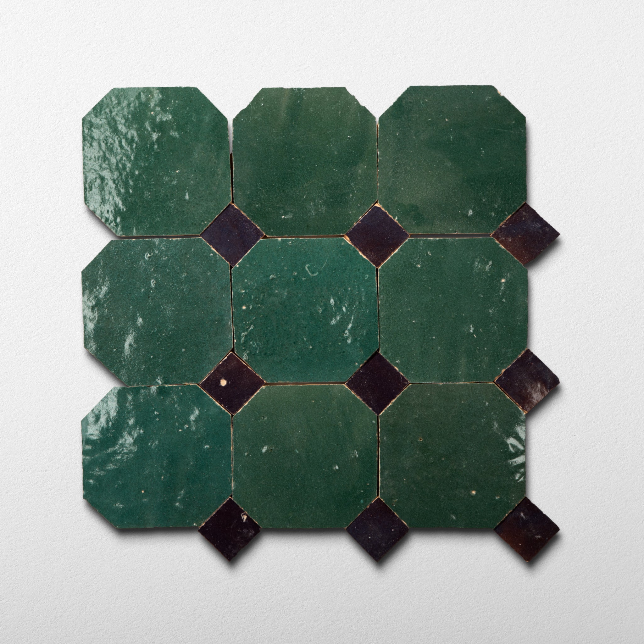 Handmade Moroccan Zellige 4x4 Rusty Pan Terracotta Tile – Cemento