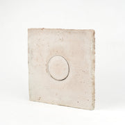 8x8 Square and Circle White Terracotta Tile - Cemento Collection