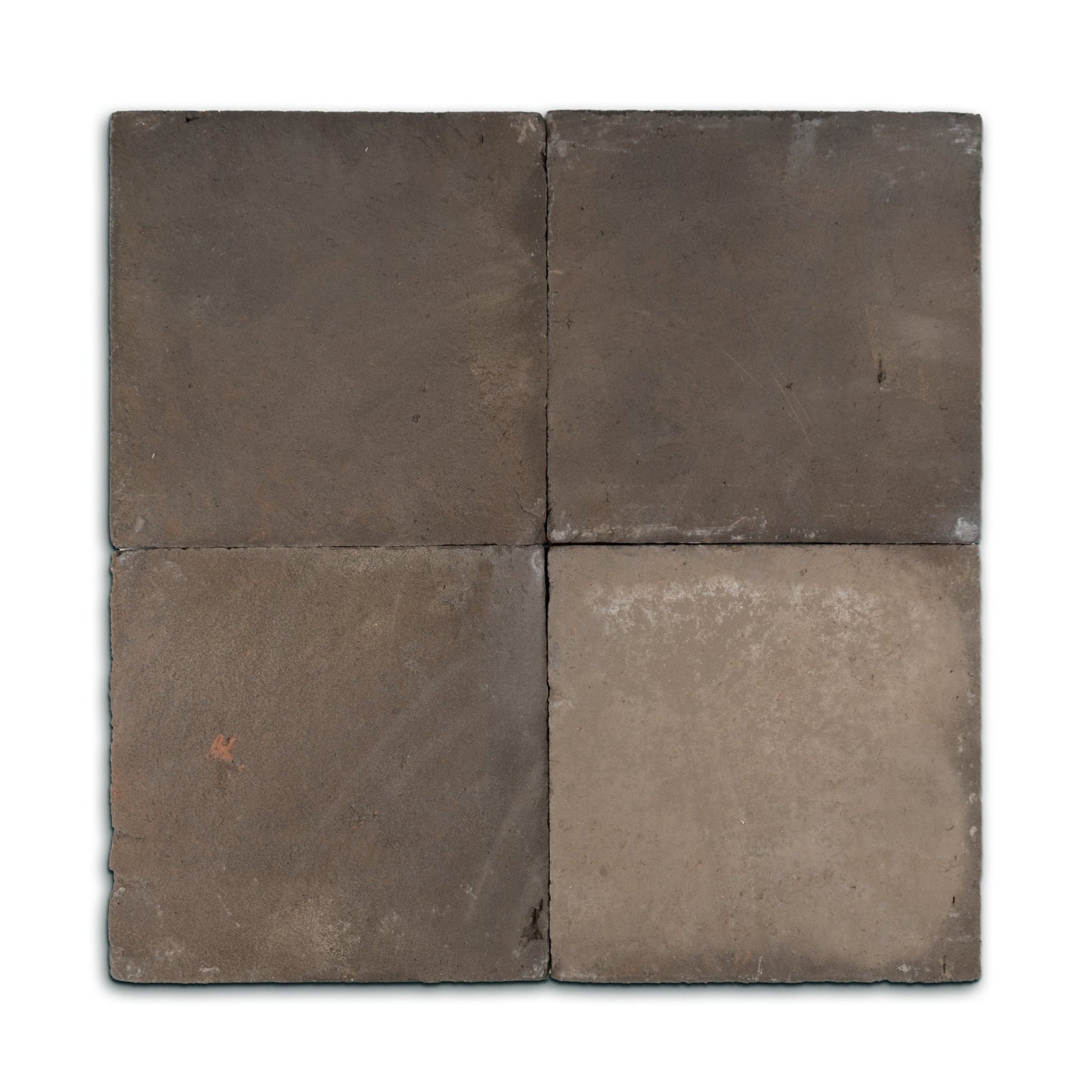 8x8 Square Brown Terracotta Tile - Cemento Collection