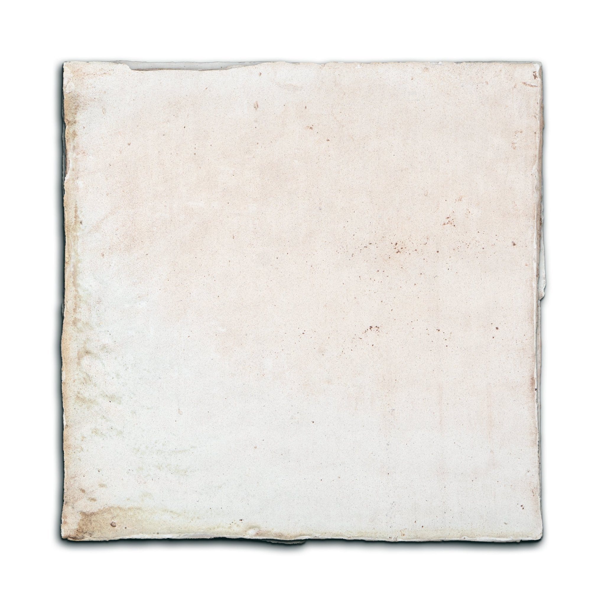 8x8 Square White Terracotta Tile - Cemento Collection