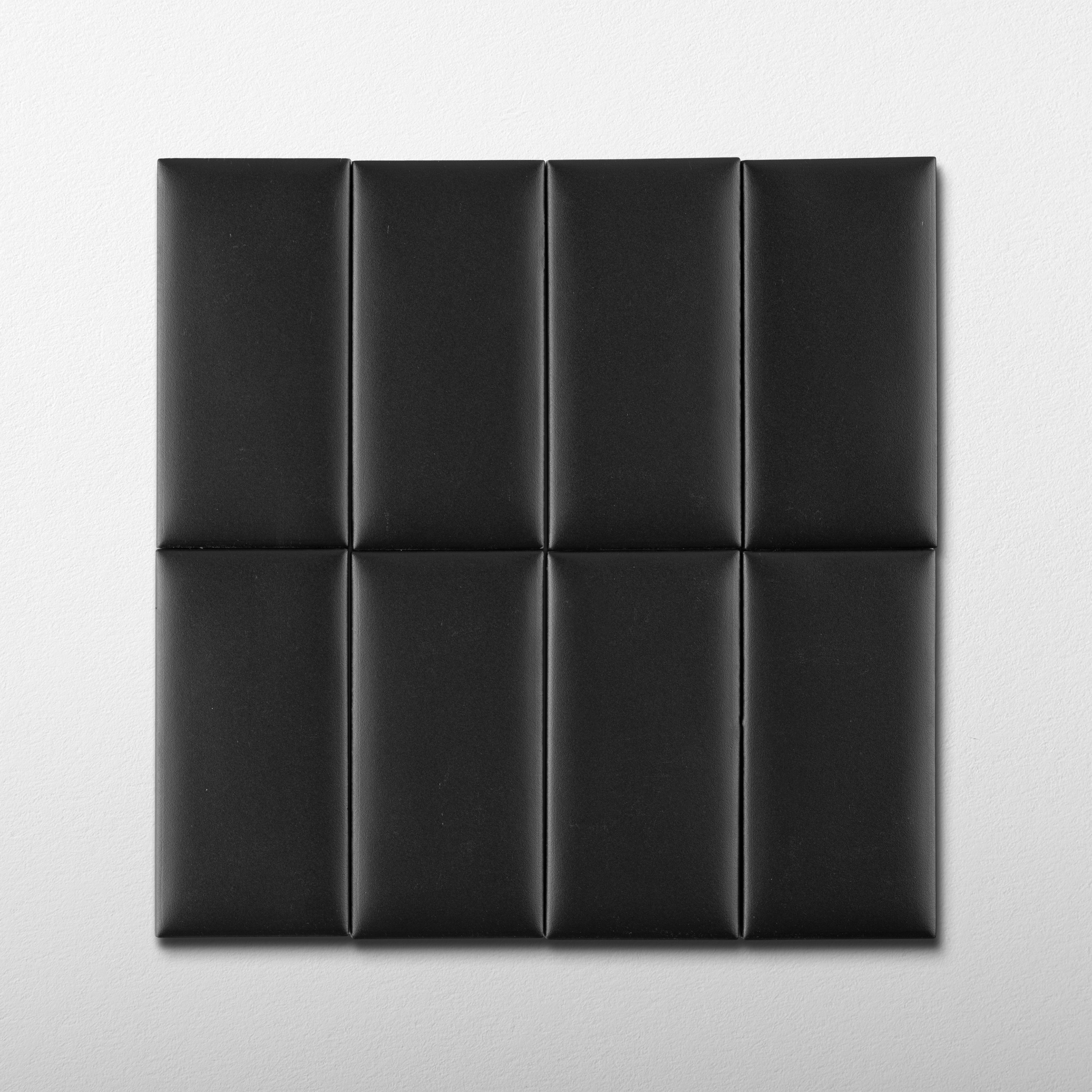 Bonbon 2.25x4.5 Black Grape Matte Porcelain Tile