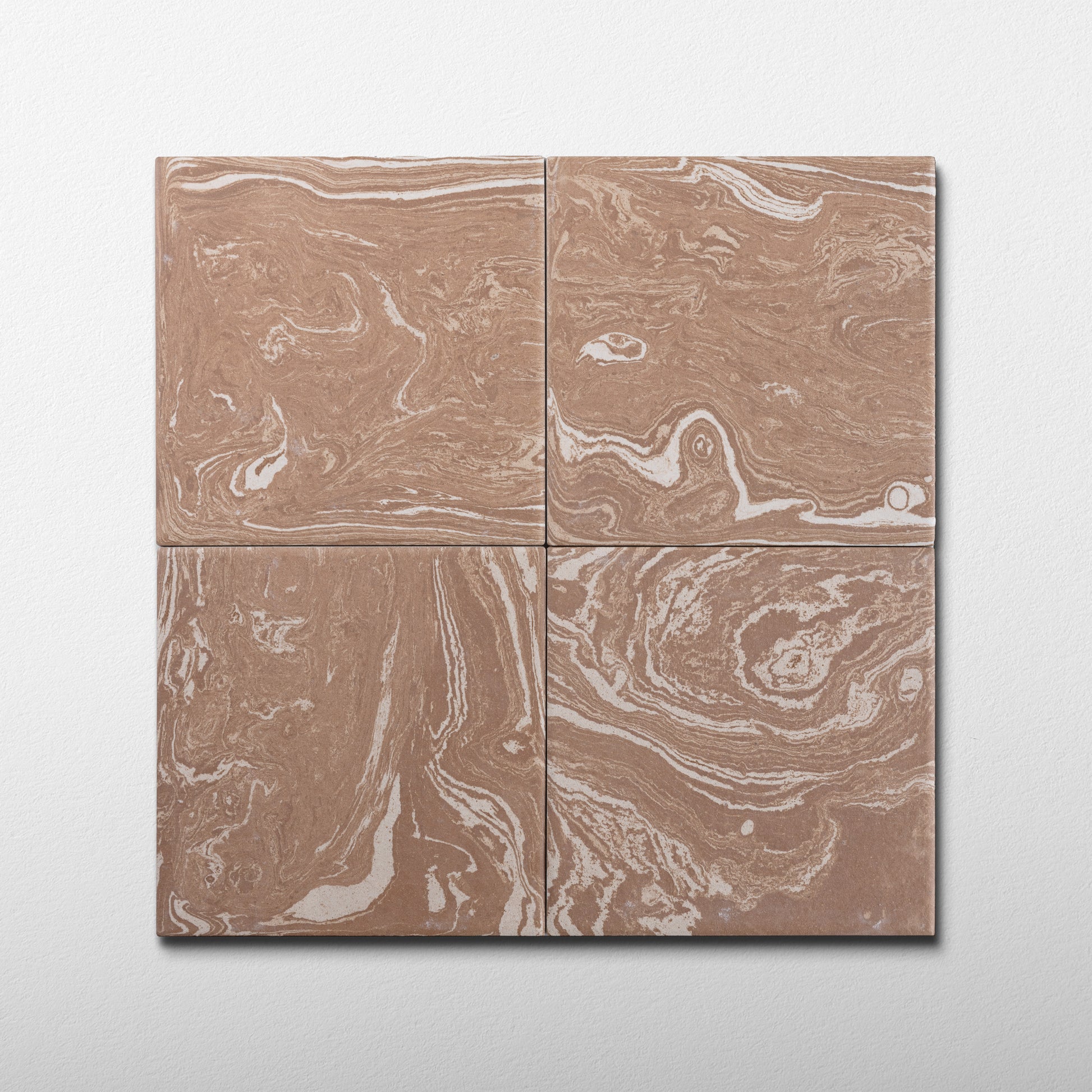 Ebru Canyon Clay 8x8 Full Body Porcelain Tile