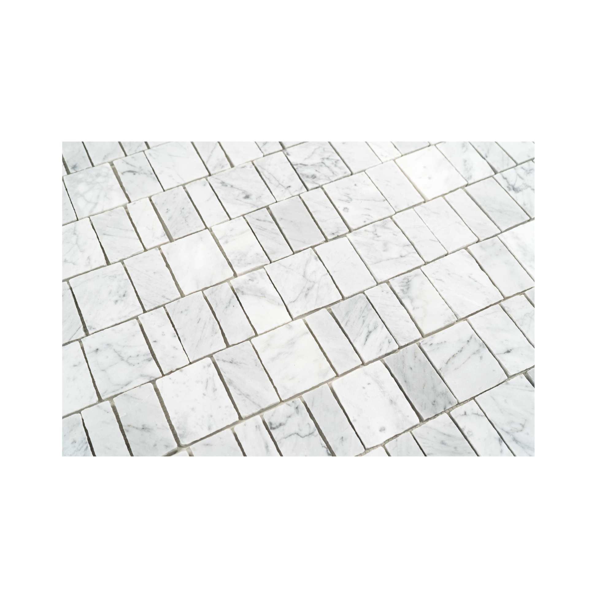 Scarpa Bianco Carrara Marble Honed Mosaic Tile