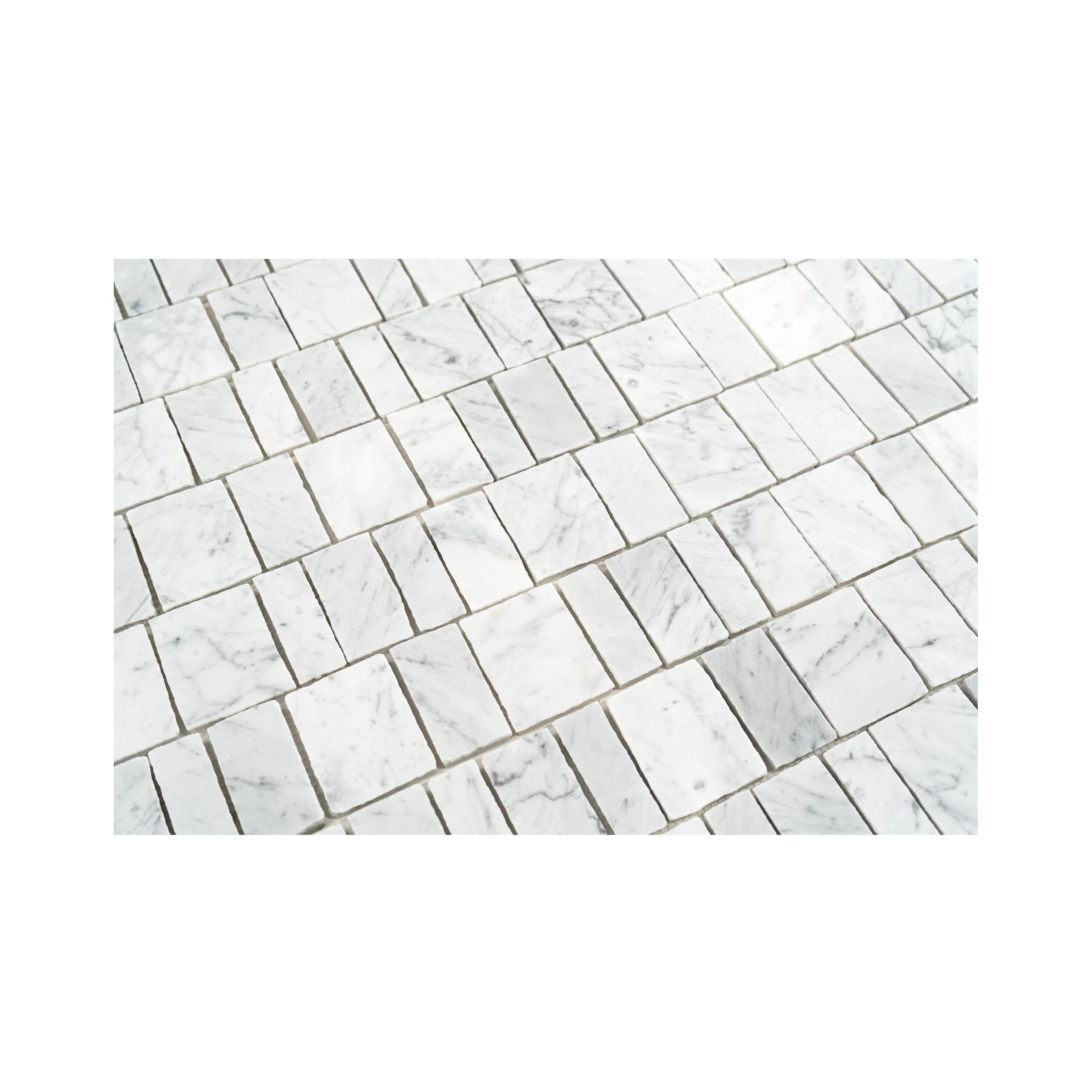 Scarpa Bianco Carrara Marble Honed Mosaic Tile