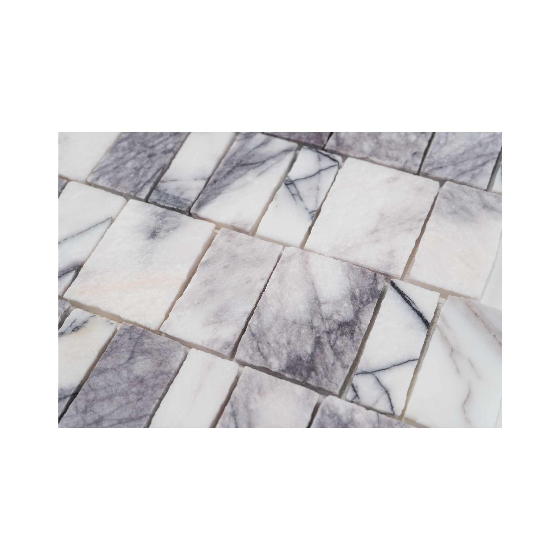 Scarpa Lilac Marble Honed Mosaic Tile