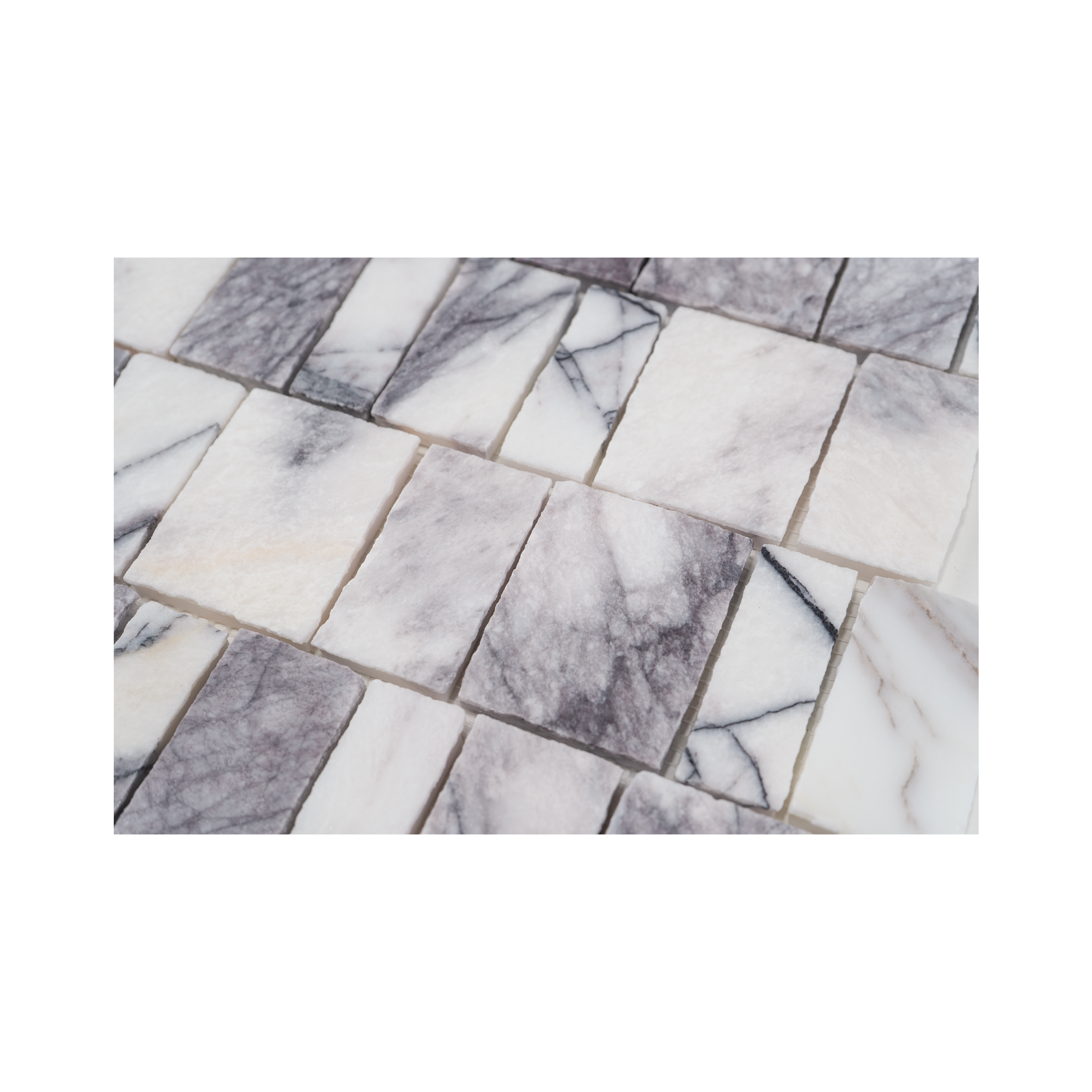 Scarpa Lilac Marble Honed Mosaic Tile