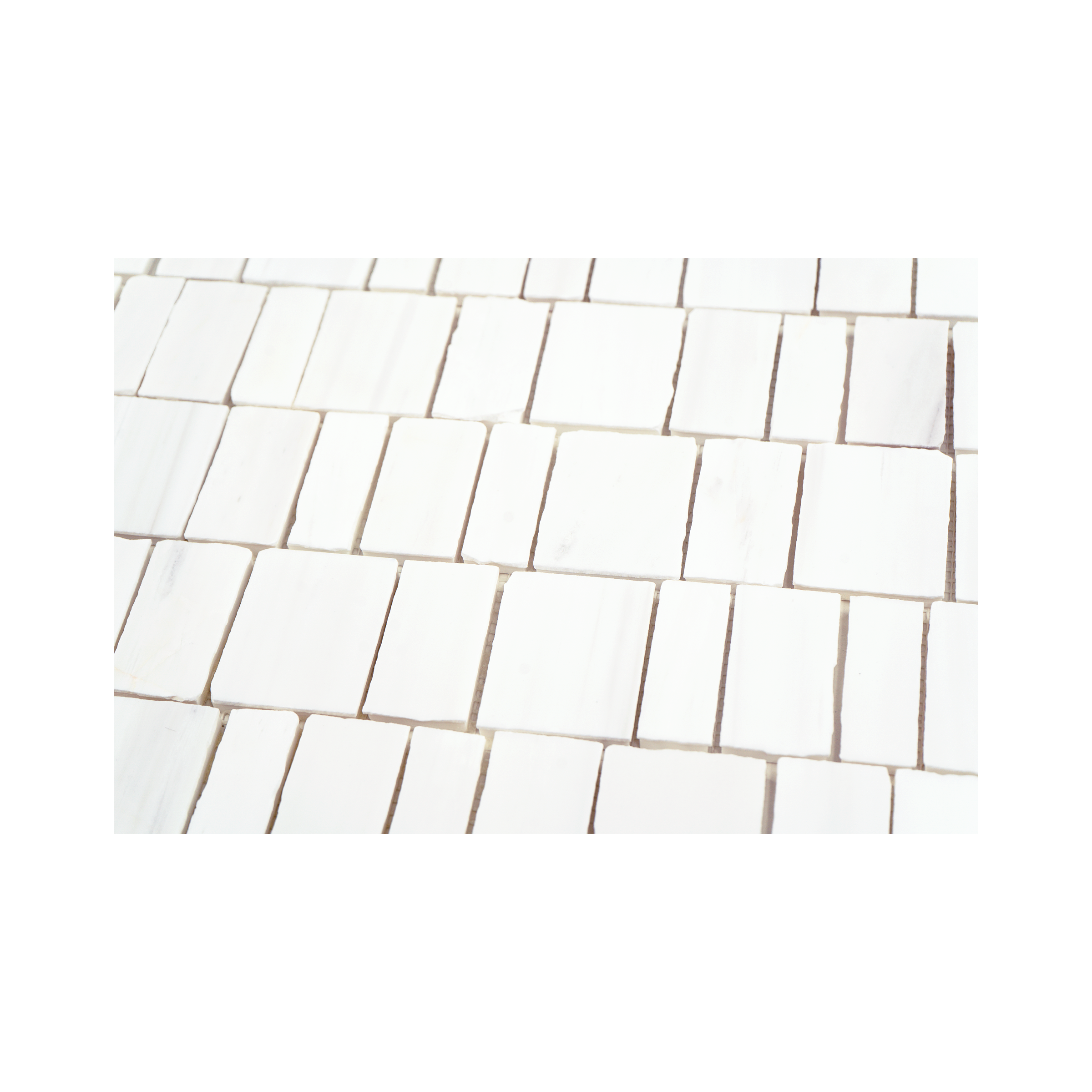 Scarpa Bianco Dolomite Marble Polished Mosaic Tile