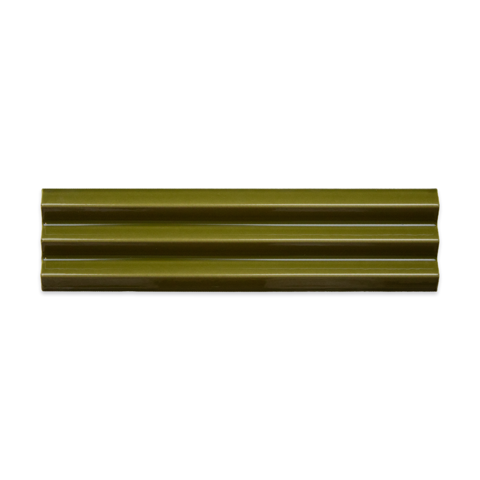 Abaque Bancha Green 3D 3x12 Subway Tile