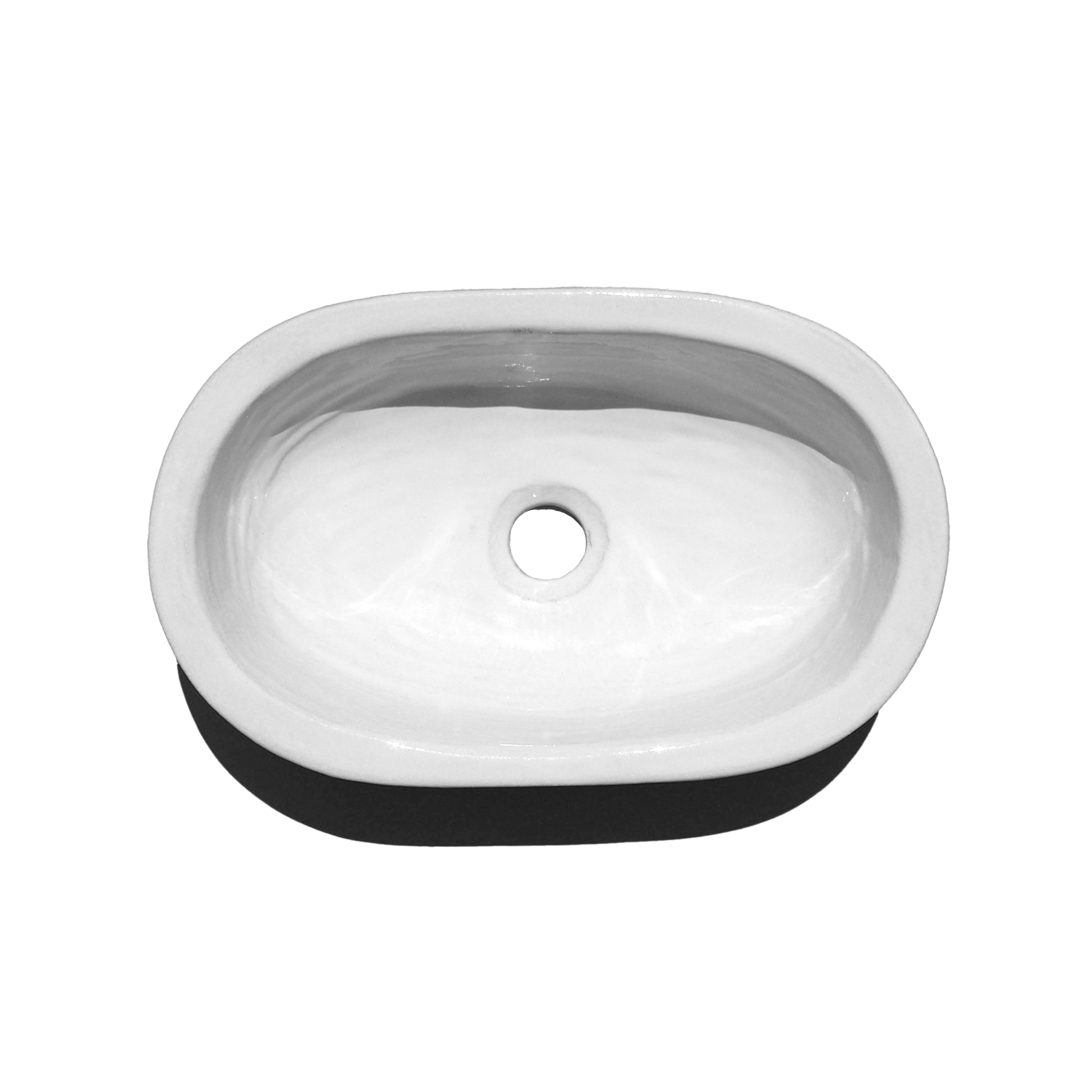 Off-White Glazed Terracotta Sink