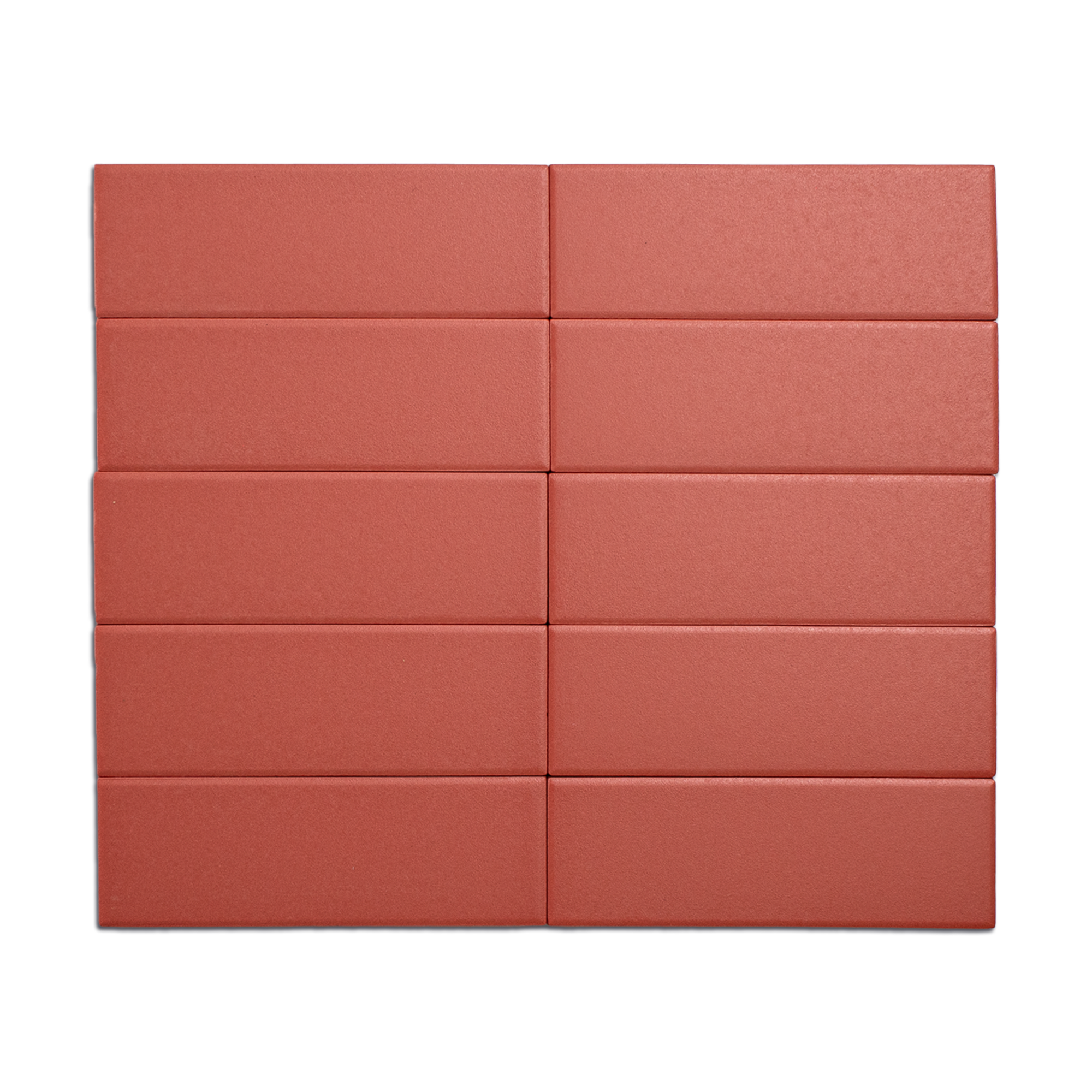 Trucco Rectangle Valentine Red 2x5.5 Full Body Porcelain Tile