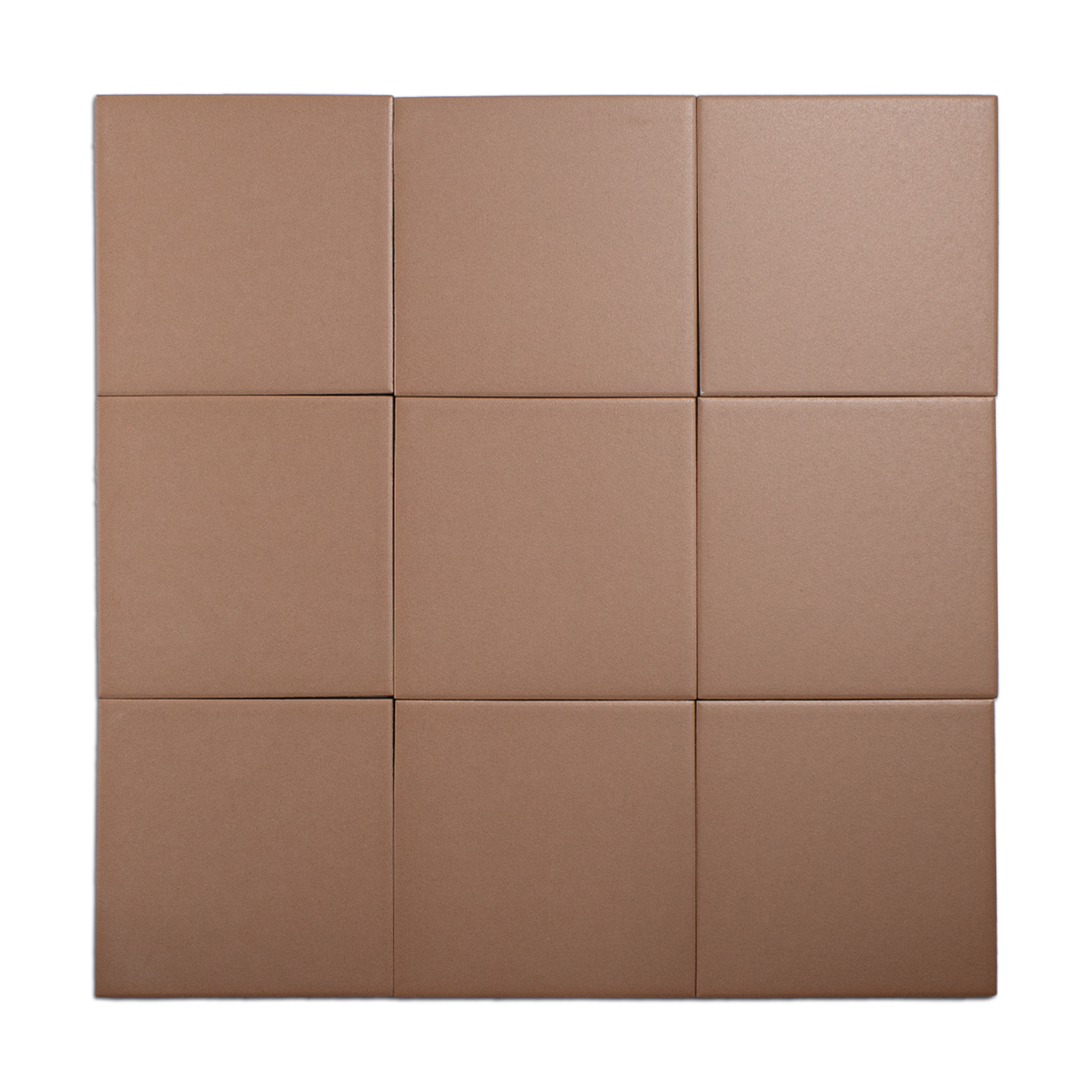 Trucco Square Ash Brown 5.5x5.5 Full Body Porcelain Tile