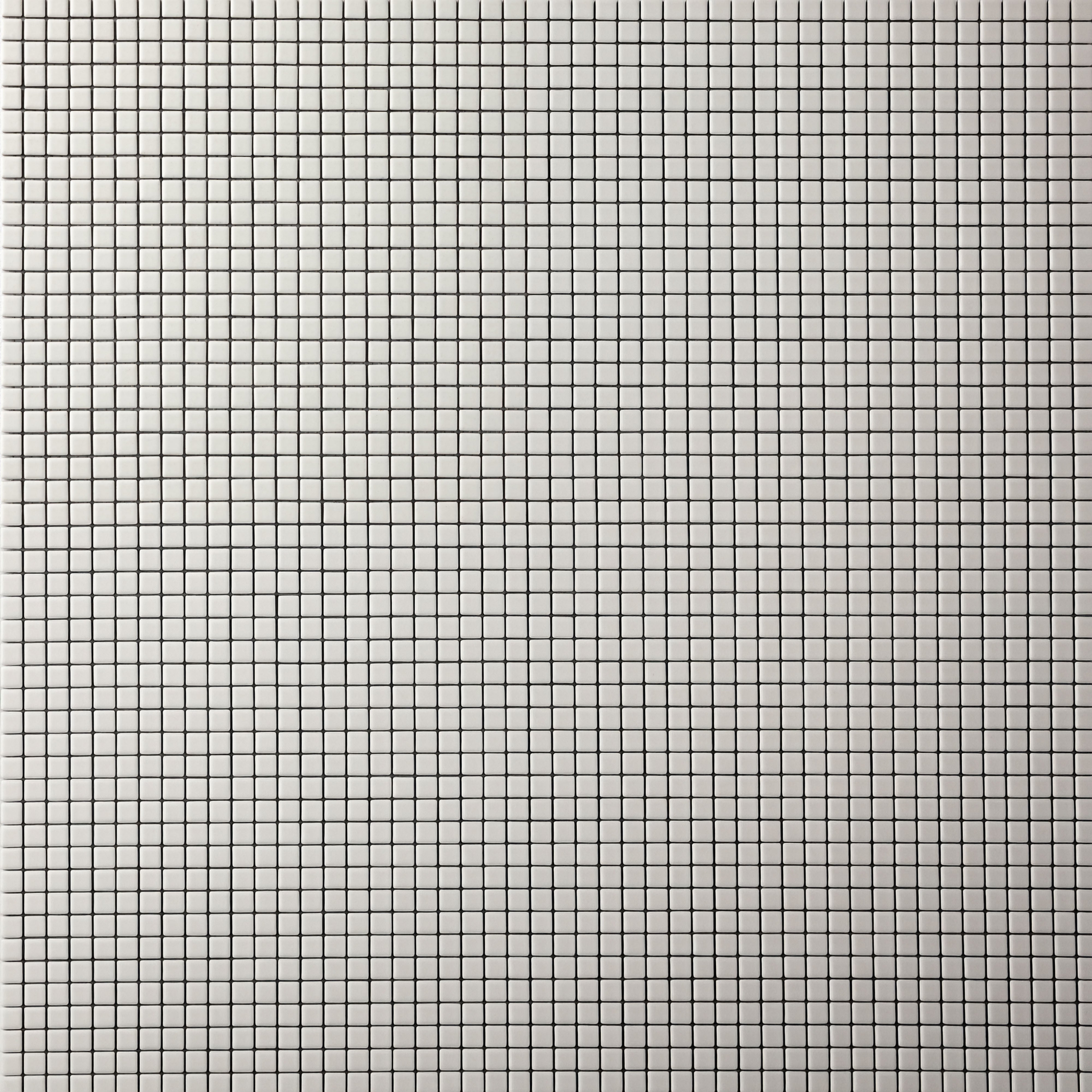 Chroma Pixel | Limewash White 1/2x1/2" Square Matte Mosaic Tile