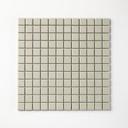 Chroma Grid | Pistachio Cream 1x1" Square Matte Mosaic Tile