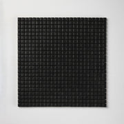 Chroma Pixel | Totally Black 1/2x1/2" Square Matte Mosaic Tile