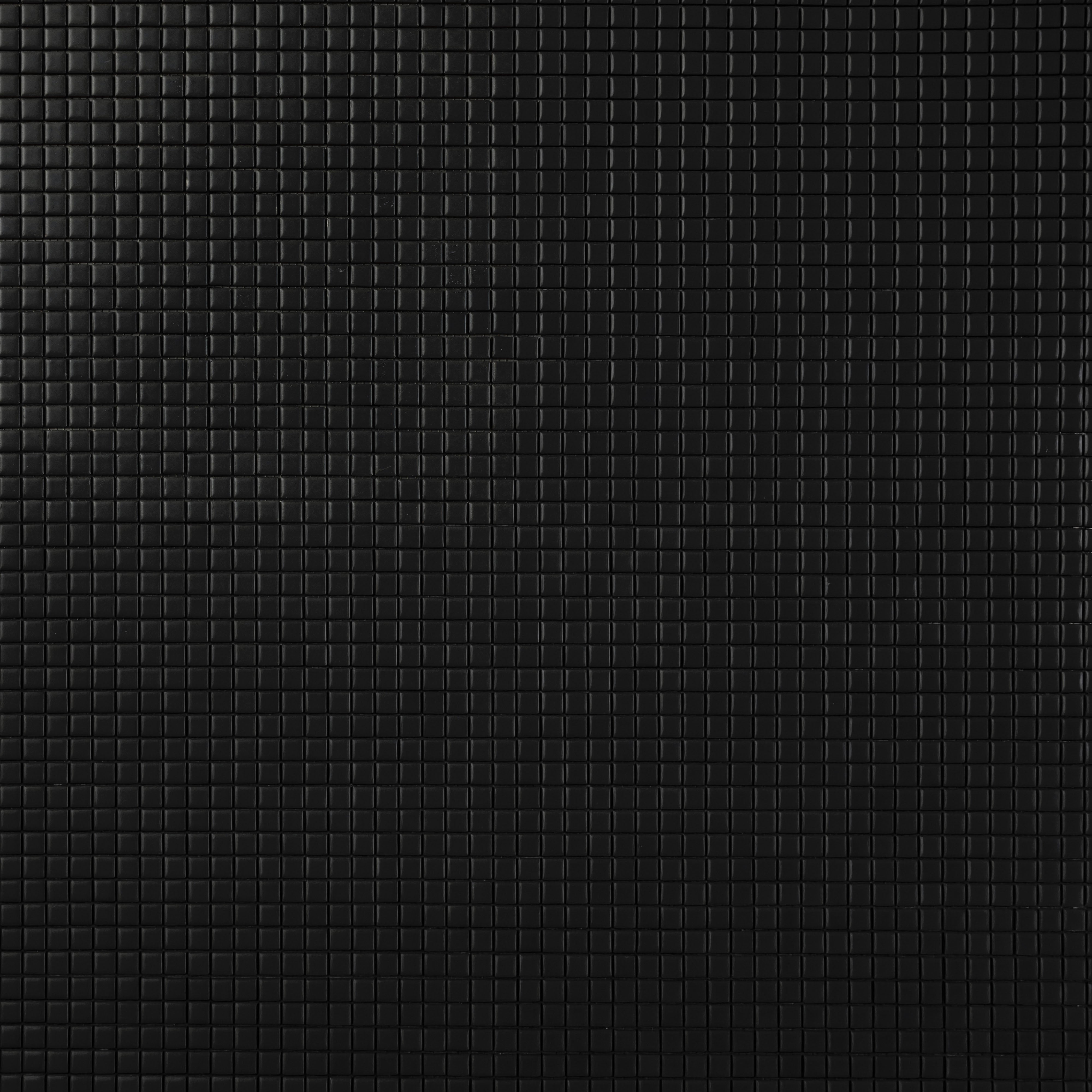 Chroma Pixel | Totally Black 1/2x1/2" Square Matte Mosaic Tile