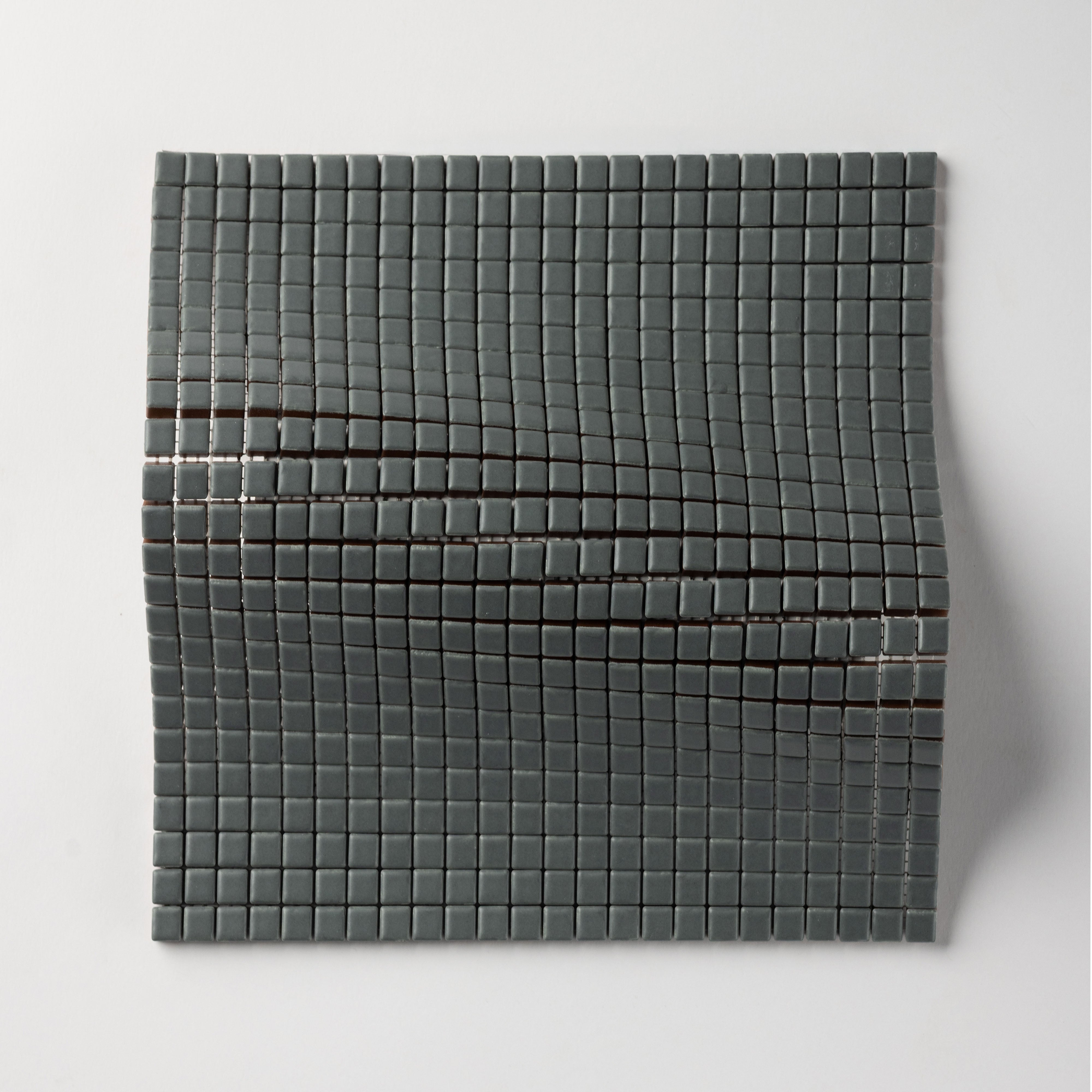Chroma Pixel | Shadow Blue 1/2x1/2" Square Matte Mosaic Tile