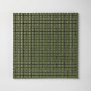 Chroma Pixel | Parsley Green 1/2x1/2" Square Matte Mosaic Tile