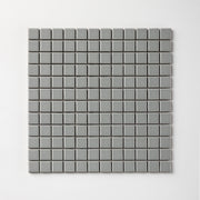 Chroma Grid | Silver Lining 1x1" Square Matte Mosaic Tile