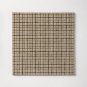 Chroma Pixel | Jute Beige 1/2x1/2" Square Matte Mosaic Tile