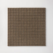 Chroma Pixel | Woodland Taupe 1/2x1/2" Square Matte Mosaic Tile