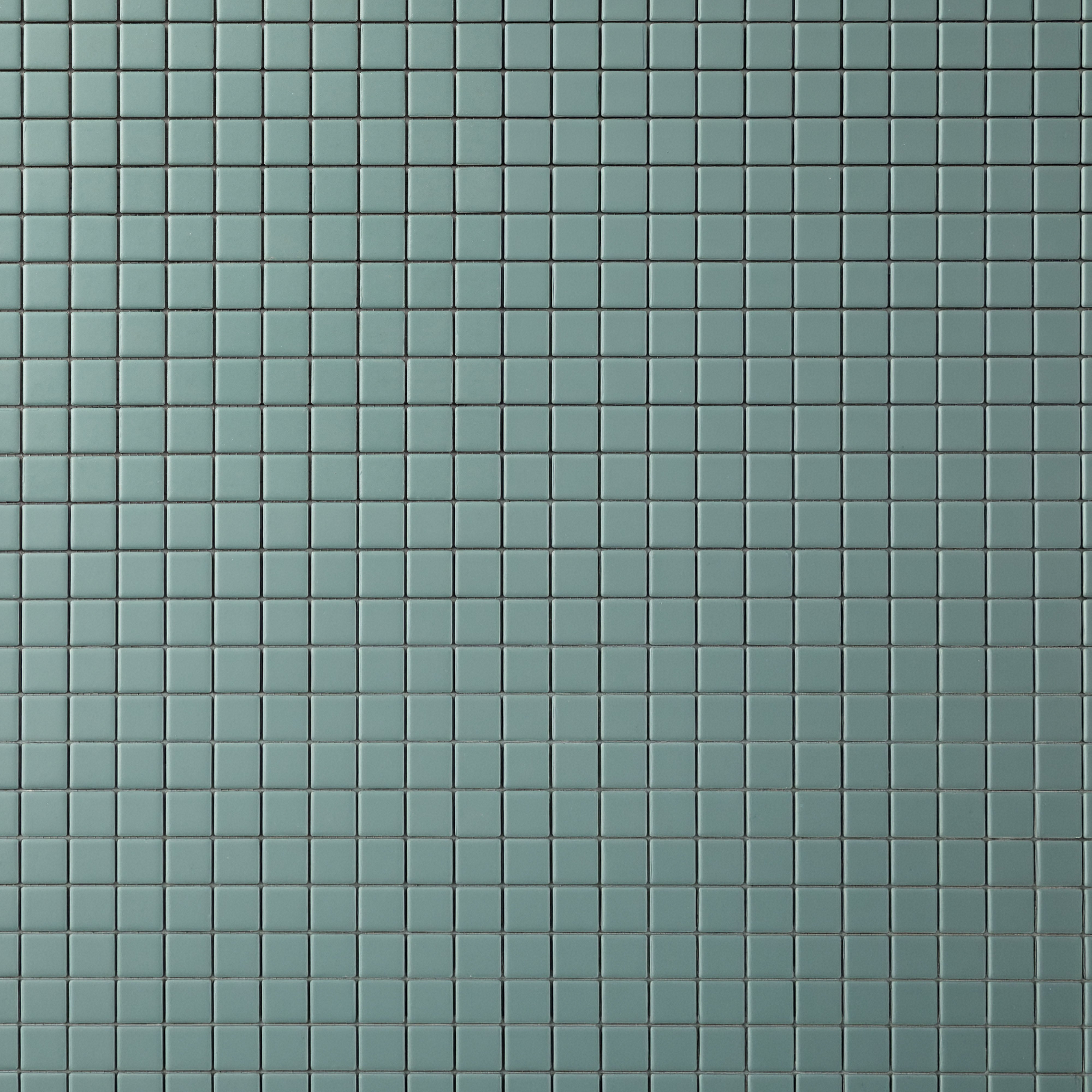 Chroma Grid | Spearmint Blue 1x1" Square Matte Mosaic Tile
