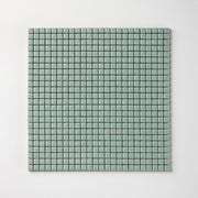 Chroma Pixel | Aquamarine 1/2x1/2" Square Matte Mosaic Tile