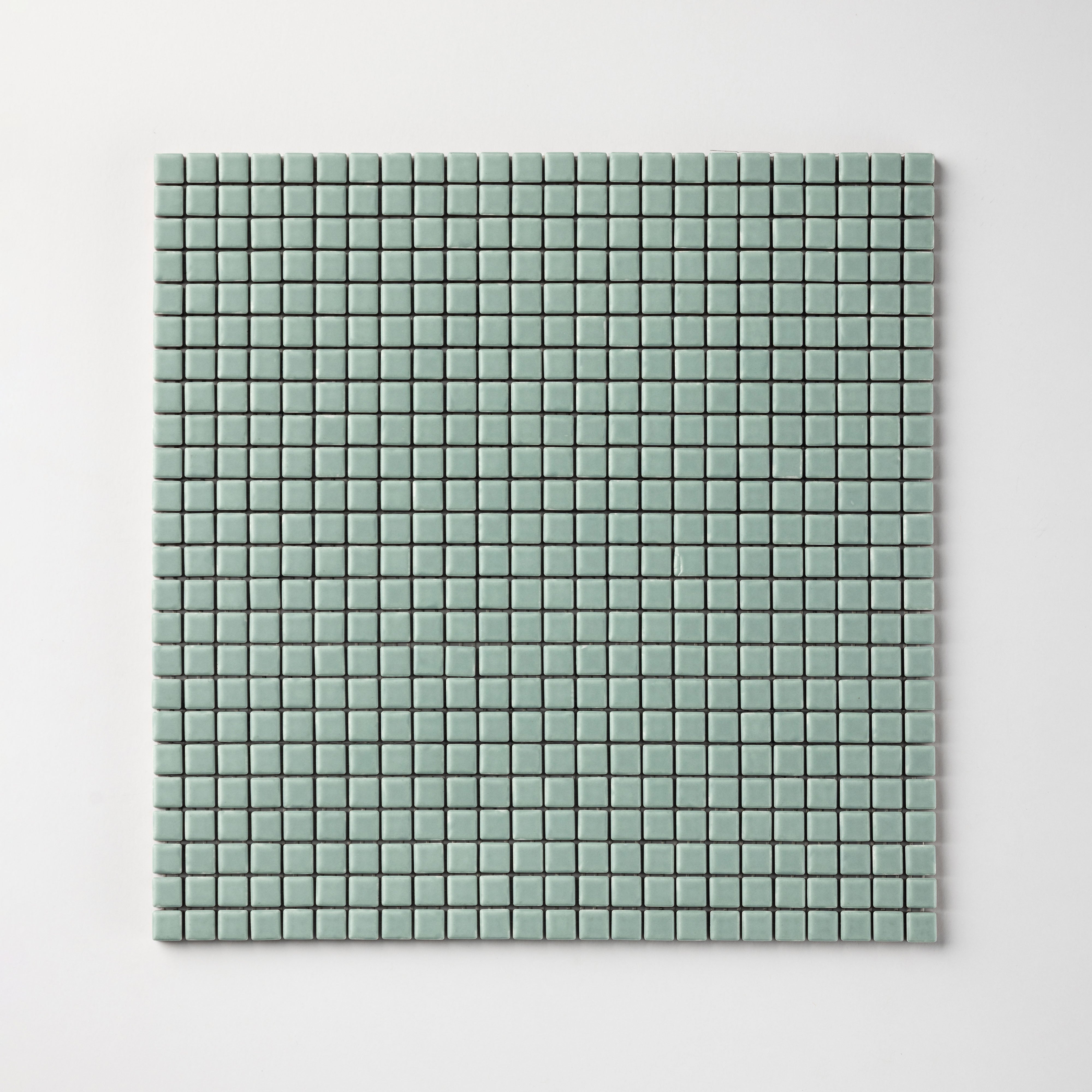 Chroma Pixel | Aquamarine 1/2x1/2" Square Matte Mosaic Tile