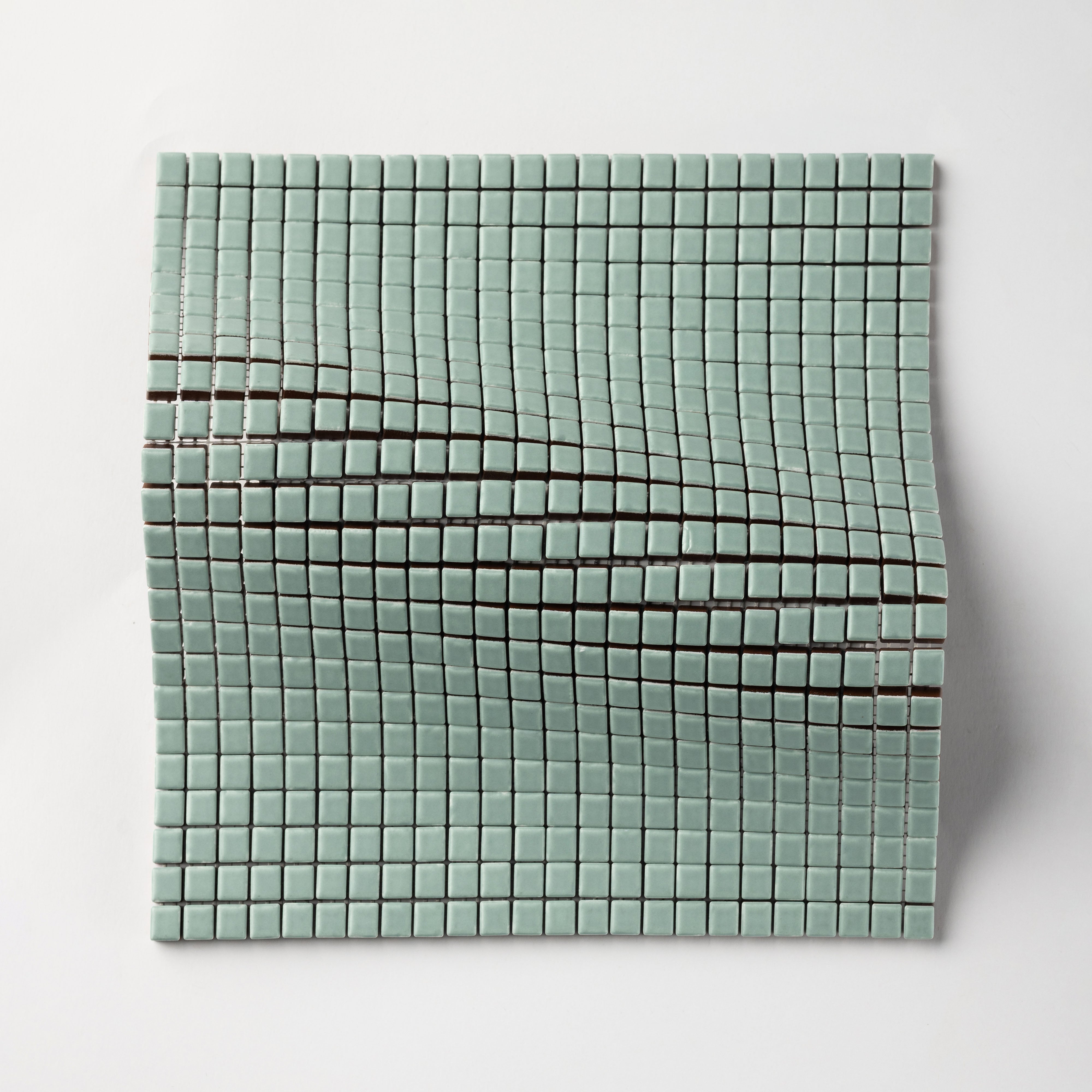 Chroma Pixel | Aquamarine 1/2x1/2" Square Matte Mosaic Tile